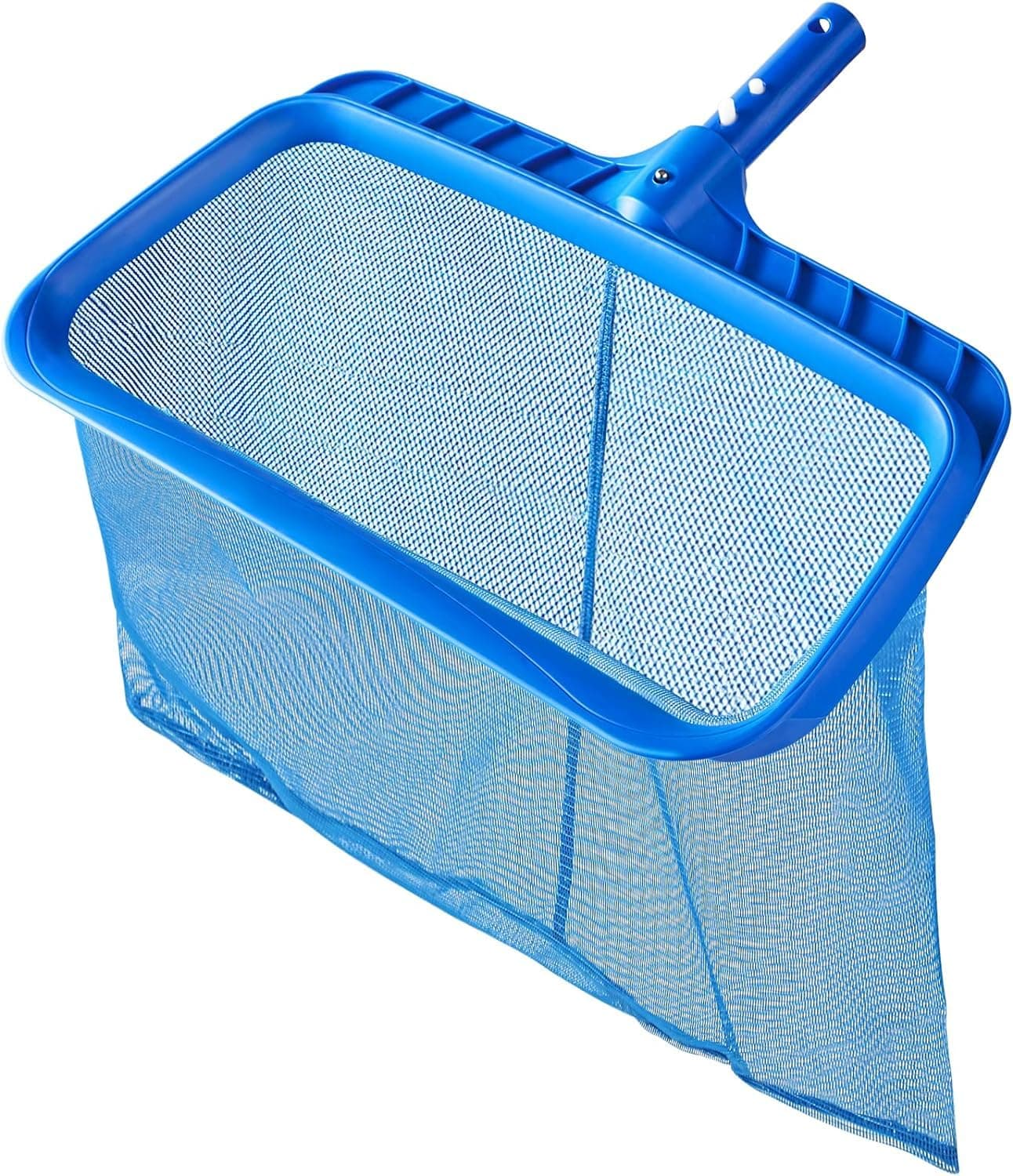 Pool Skimmer - Pool Skimmer Net without Pole, Swimming Pool Leaf Skimmer Net with Reinforced Frame, Larger Capacity Pool Nets for Cleaning, Durable Deep Rake Net Easy Scoop Edge,Debris Pickup Removal