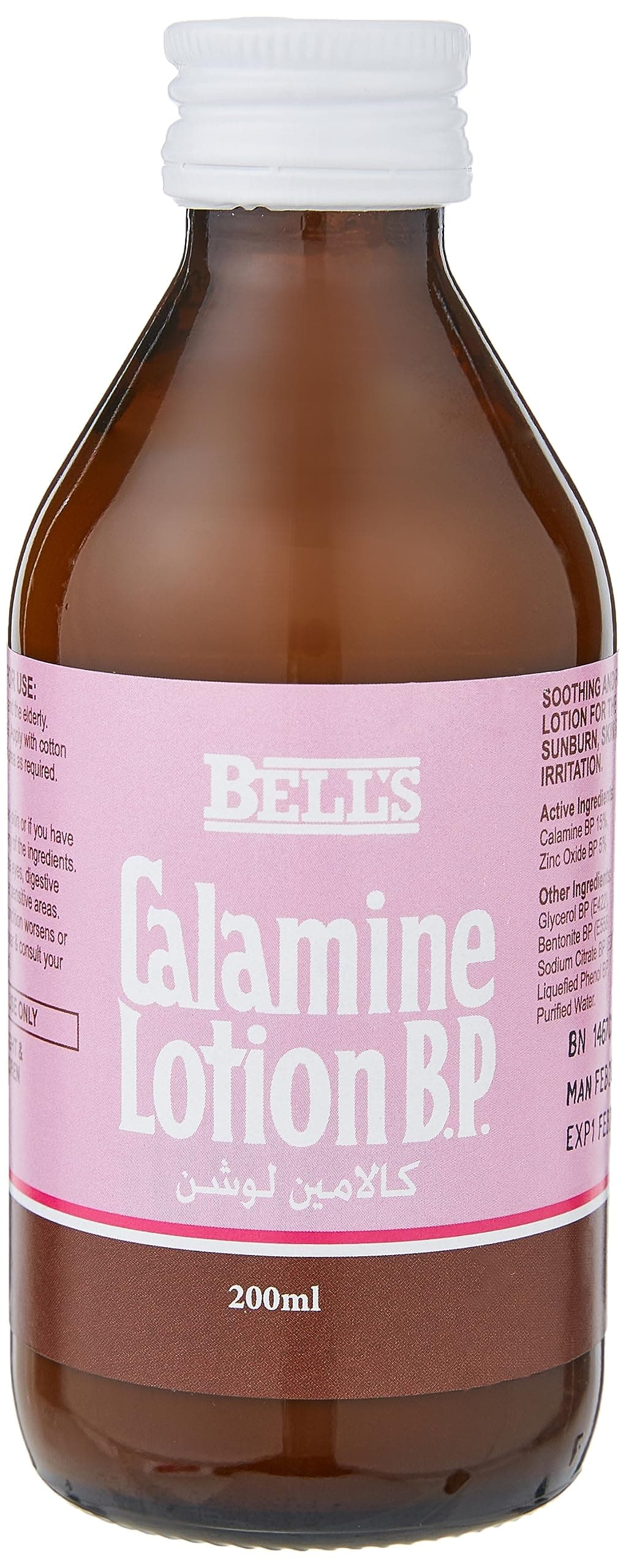 Bell's Calamine Lotion B.P. 200 ml 12-Pack