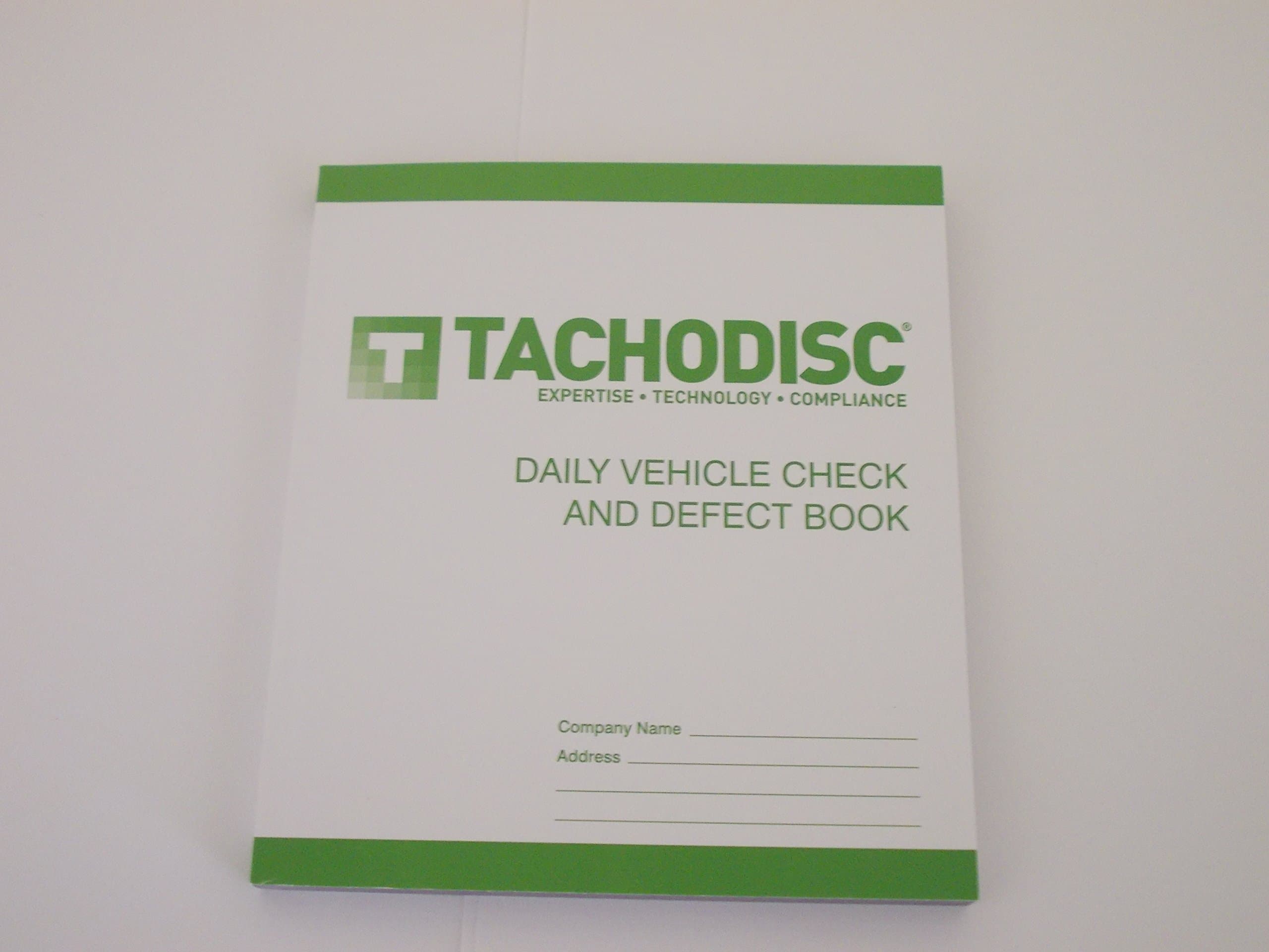 Tachodisc Driver's Defect Book HGV 50 report forms