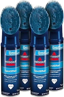 Bissell Spot and Stain Fabric and Upholstery Cleaner Brush Head - 4 pack, 93519