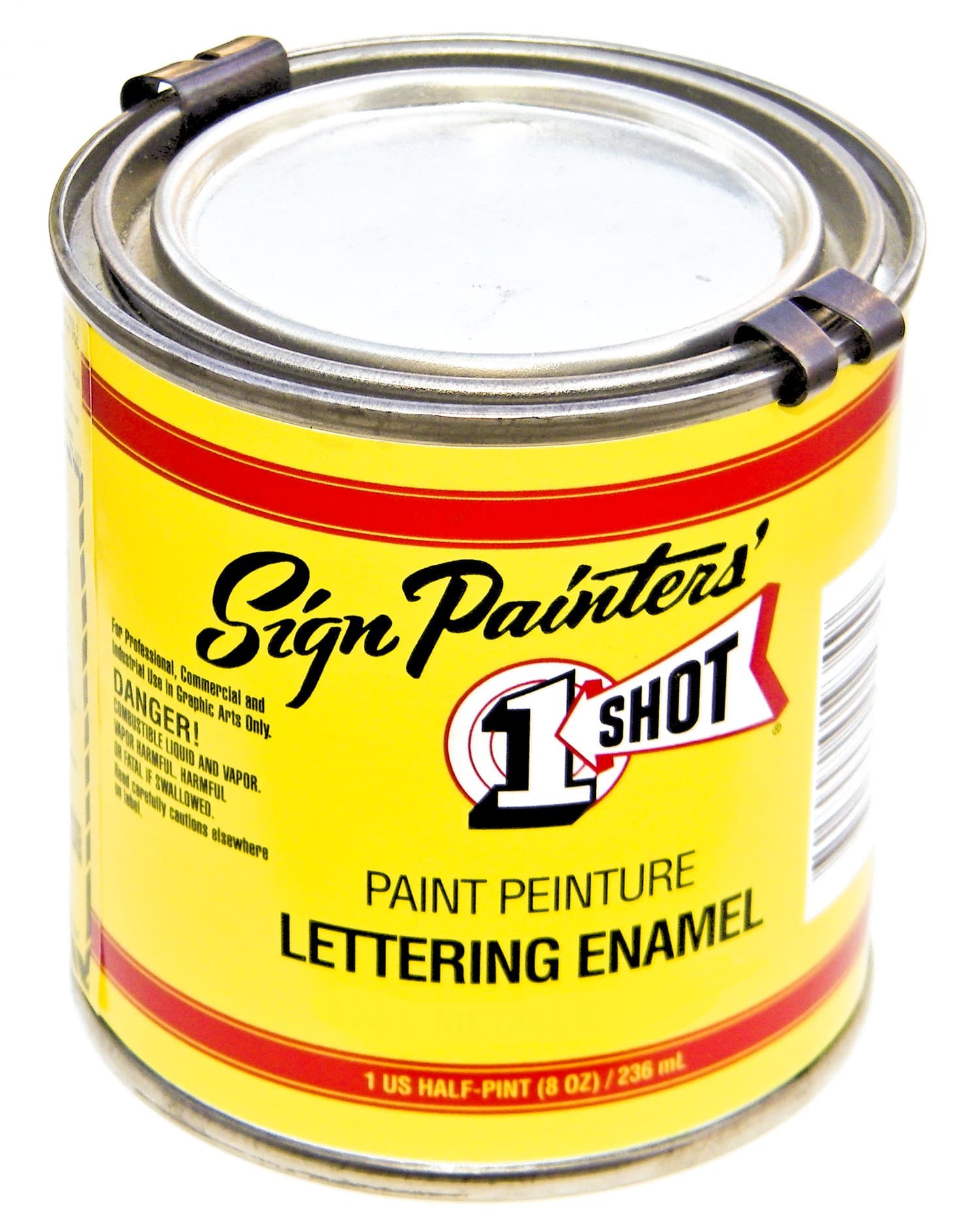 One Shot Metallic Silver Quarter Pint