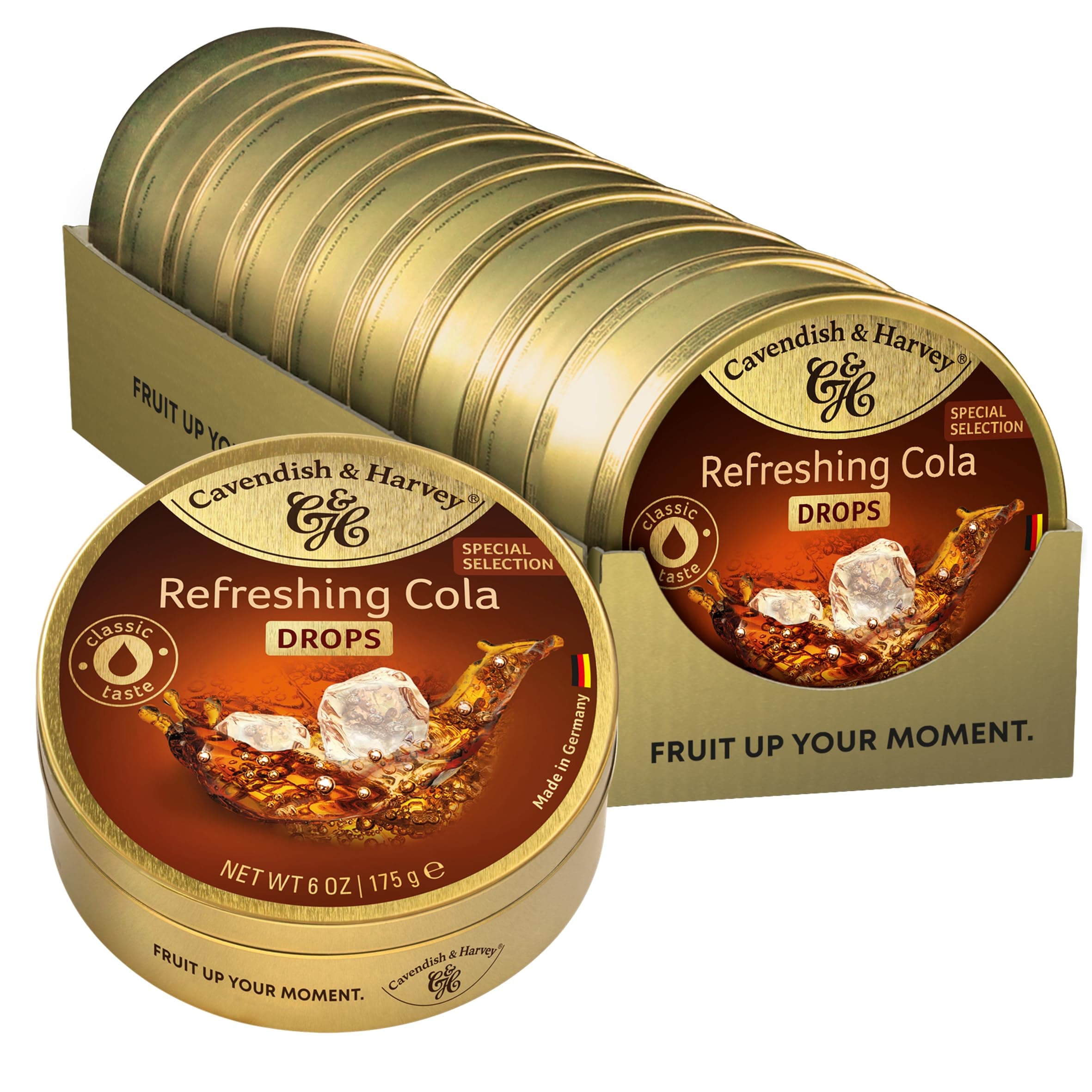 Cavendish & Harvey Refreshing Cola Drops - 175 gm (Pack of 9)