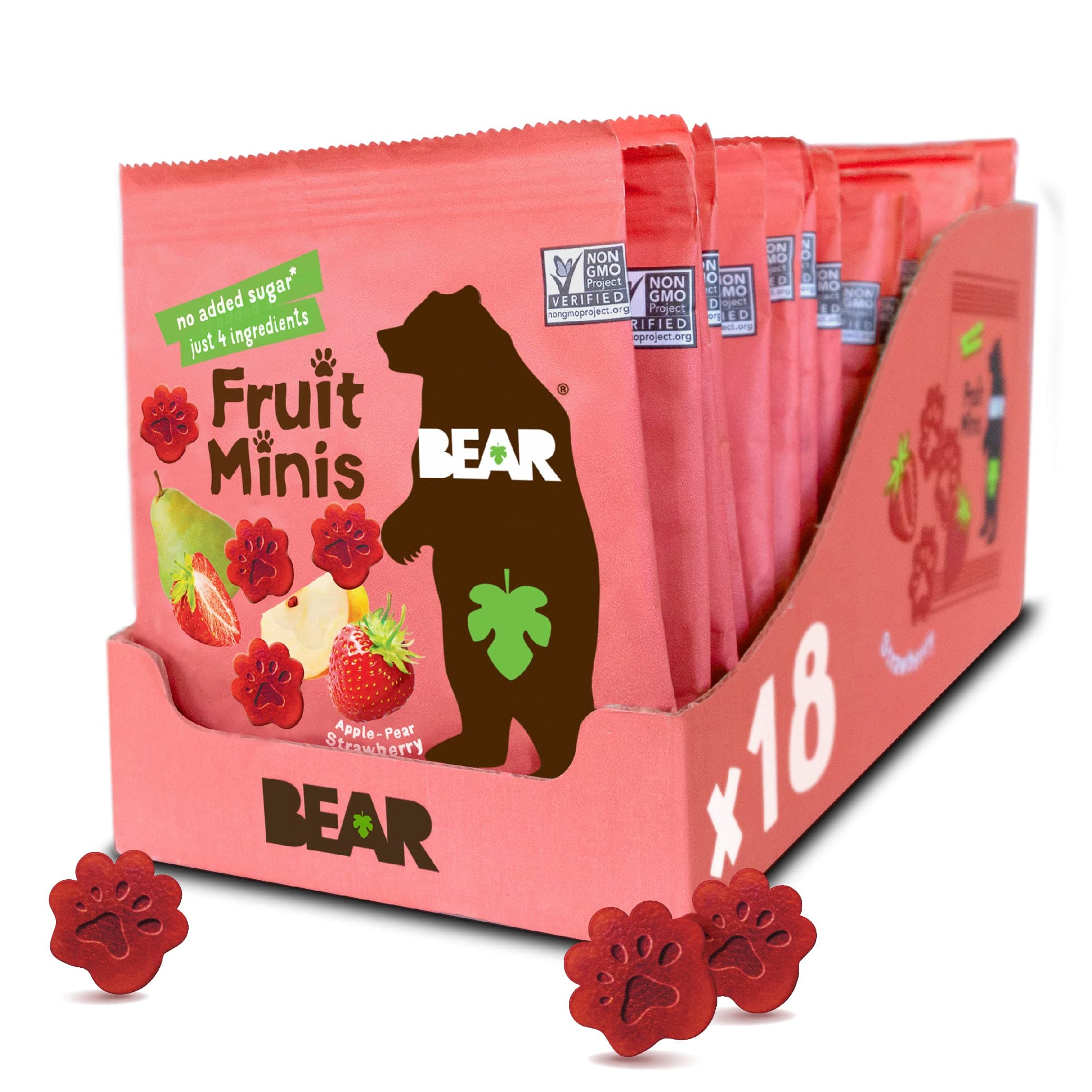 Real Fruit Snack Minis, Strawberry