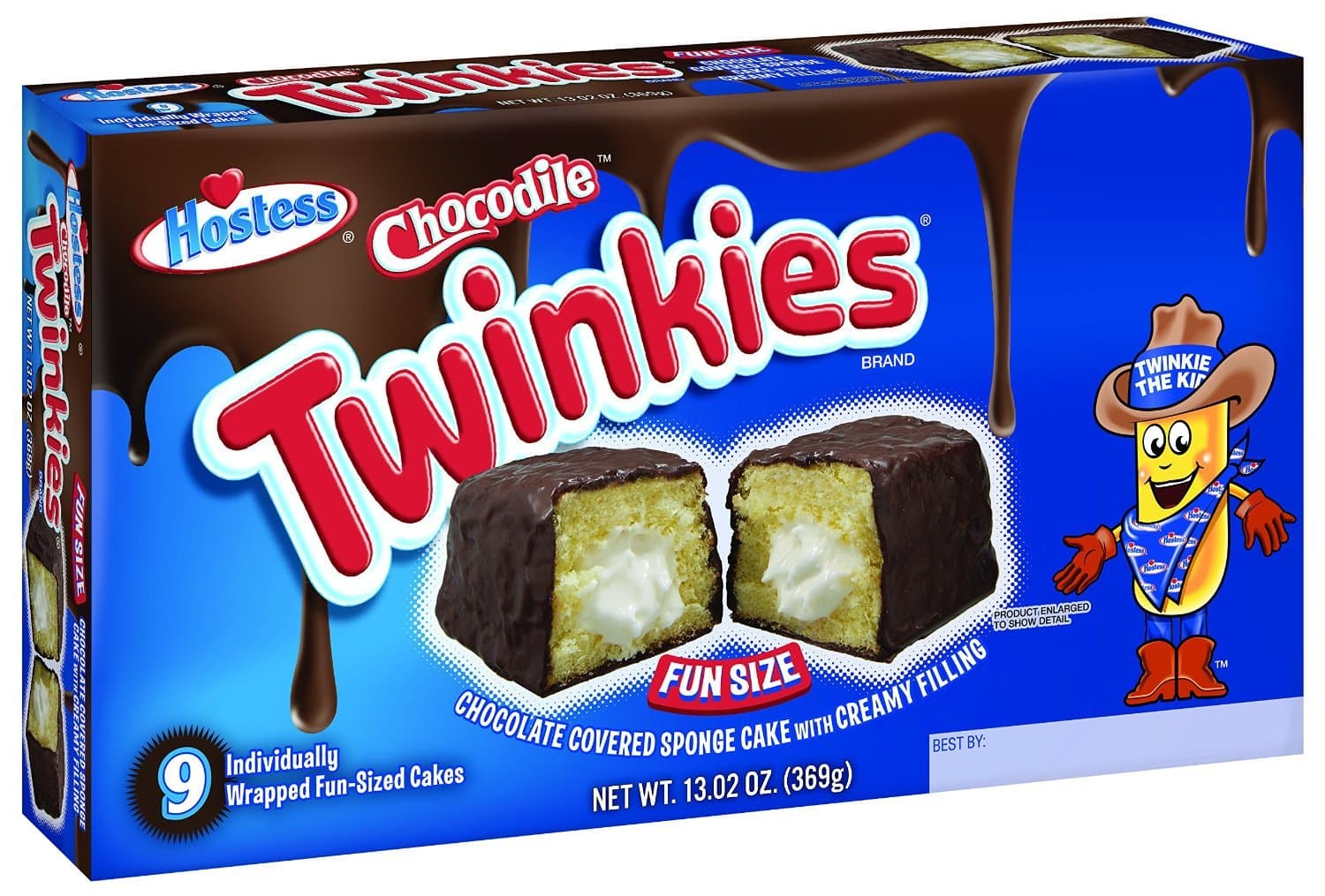 Hostess Chocodile Twinkies, 13.02 oz, 9 count Box