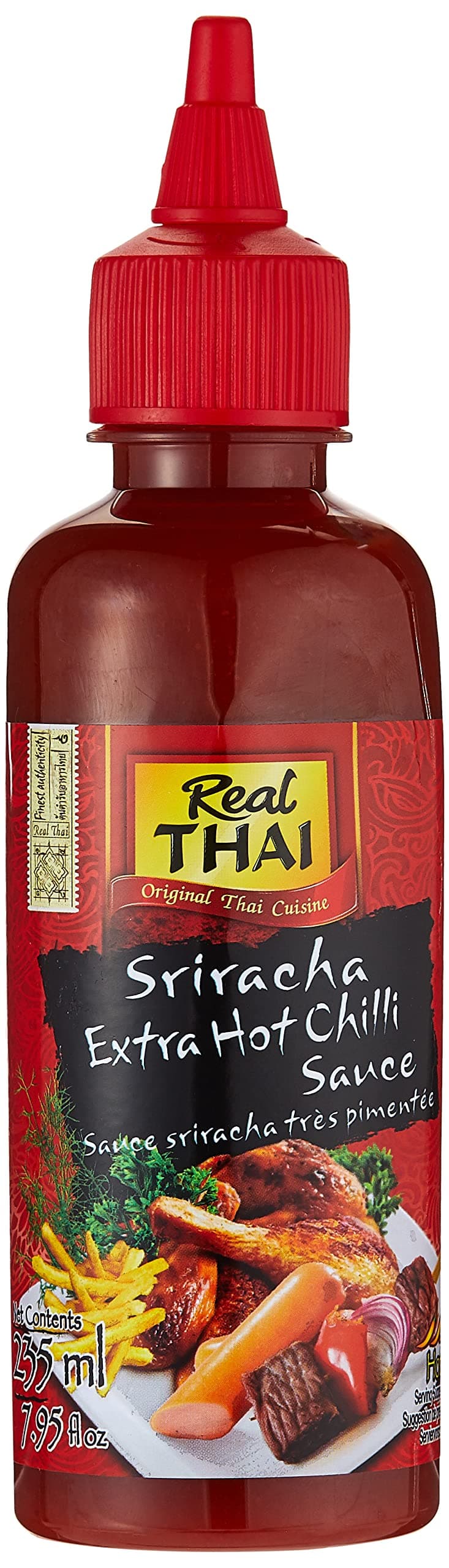 Sriracha Extra Hot Chilli Sauce, 235 ml, Red Orange