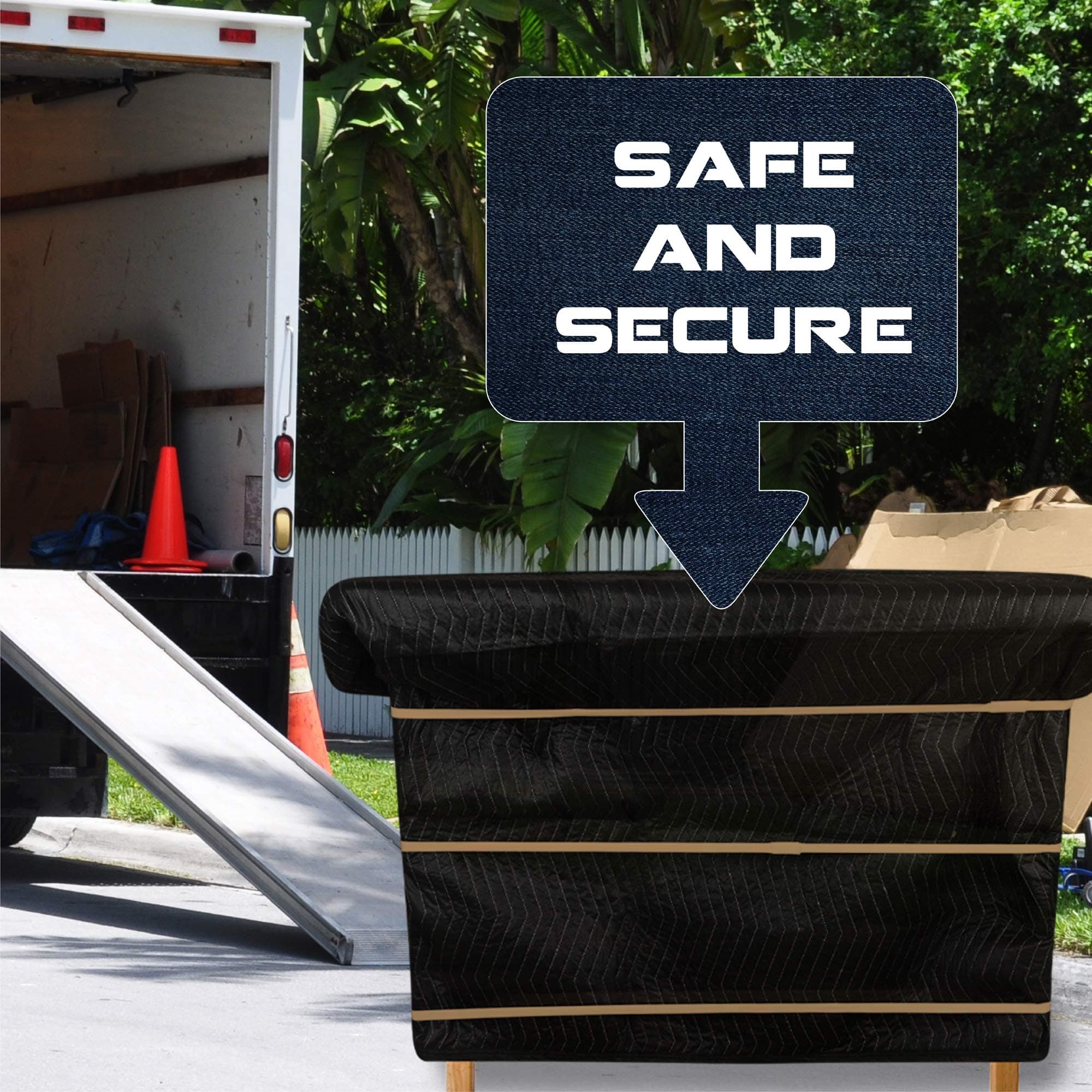 Kitchentoolz 12 Pack Extra Strength 25'' Rubber Bands for Pallets, Furniture, Moving Blankets, Industrial Garbage Bins - Beige