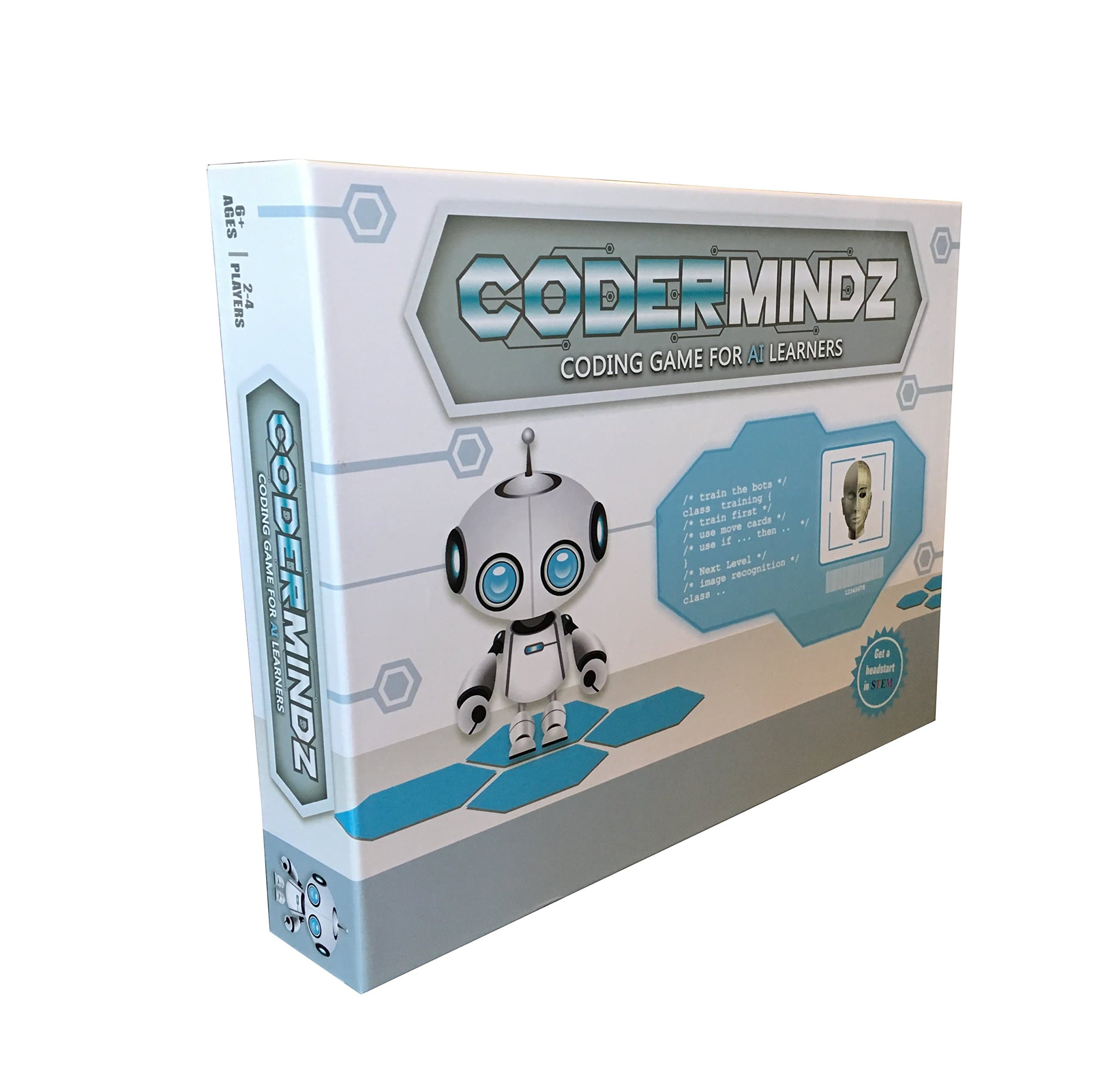 Game for AI Learners! NBC Featured: First Ever Board Game for Boys and Girls Age 6+. Teaches Artificial Intelligence and Computer Programming Through Fun Robot and Neural Adventure!