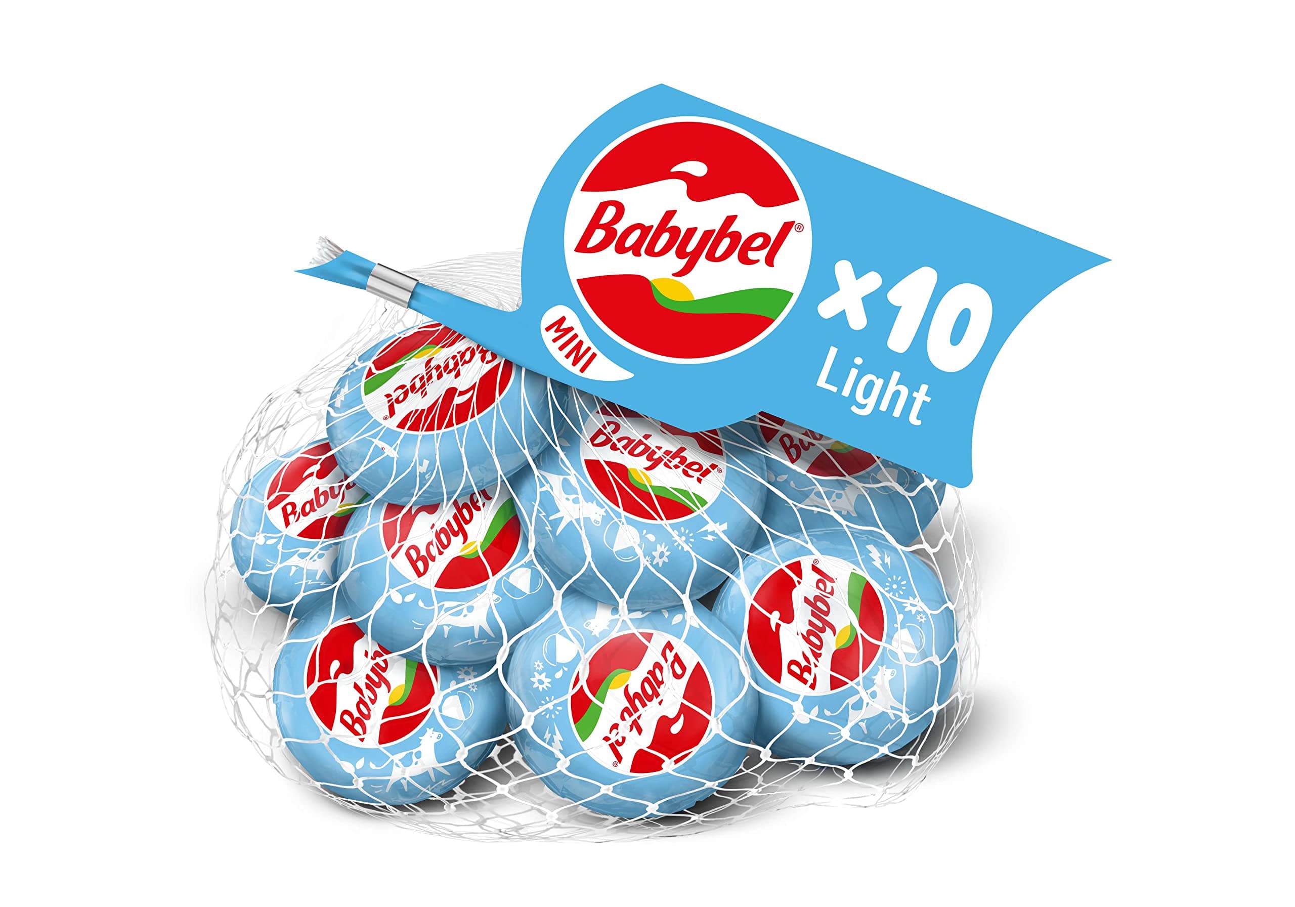 Mini Babybel Light Snack Cheese 10 Pack (7.5 oz)