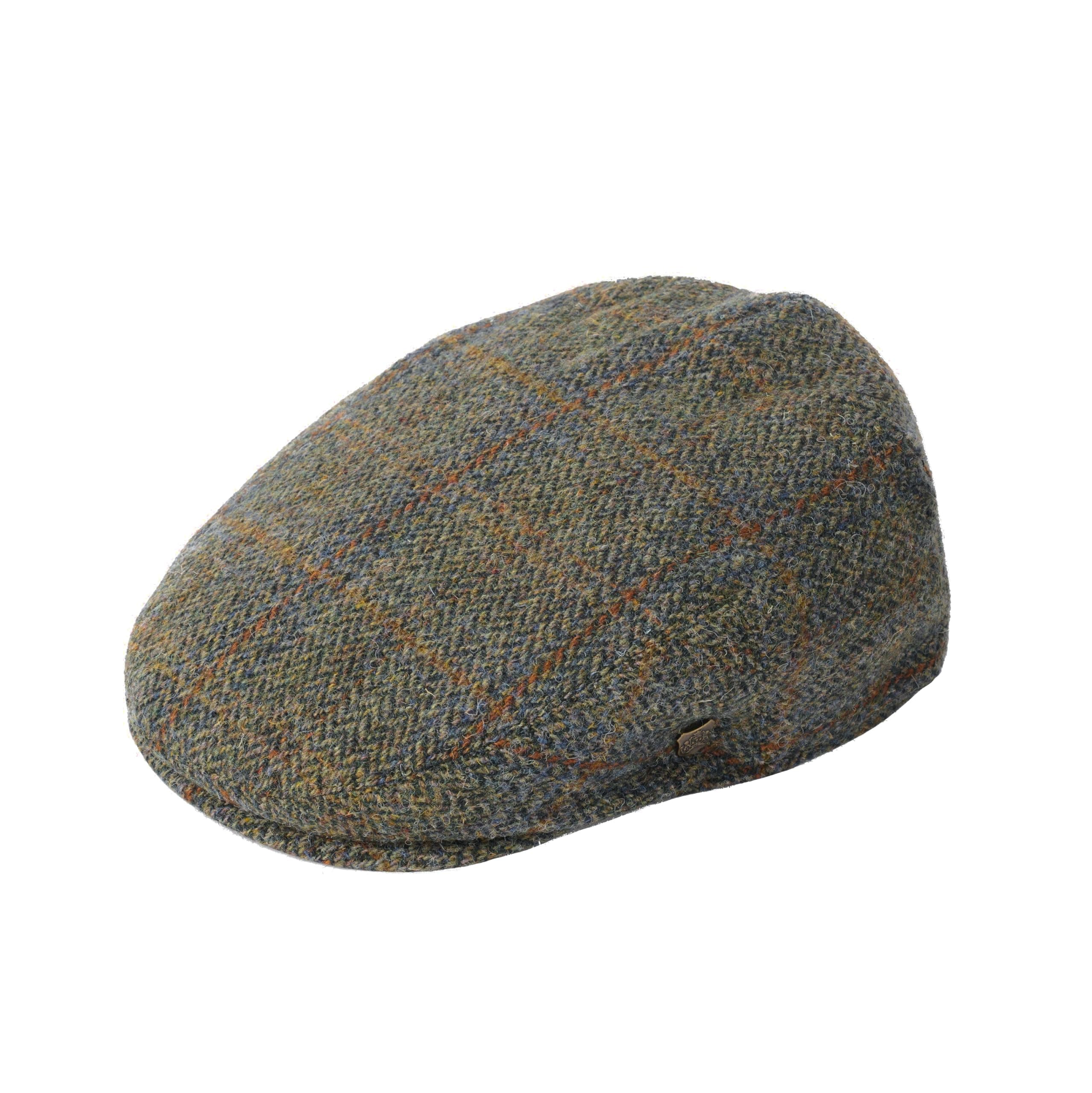 Millinery Stornoway Harris Tweed Flat Cap (Latest Version)