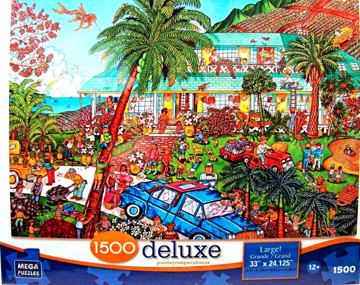 Mega Deluxe 1500 Piece Jigsaw Puzzle: Hawaii