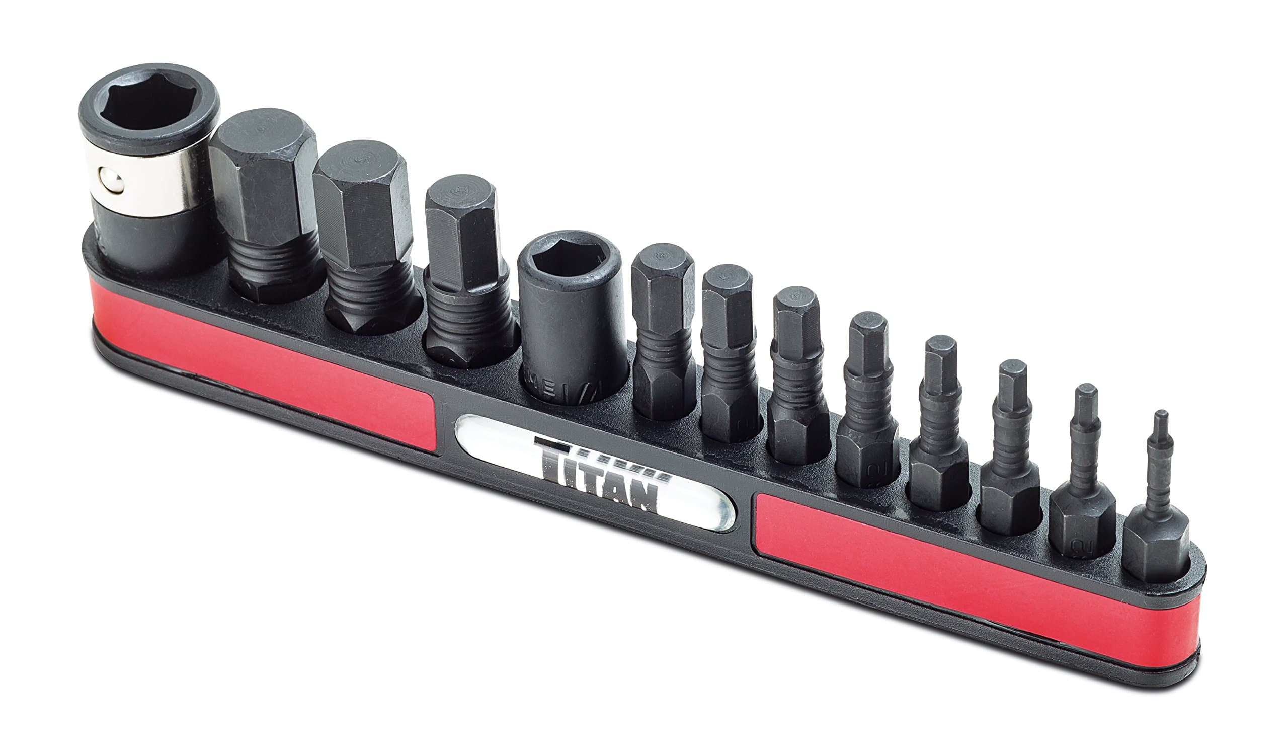 Titan 16037 13-Piece SAE Impact Grade Hex Bit Set