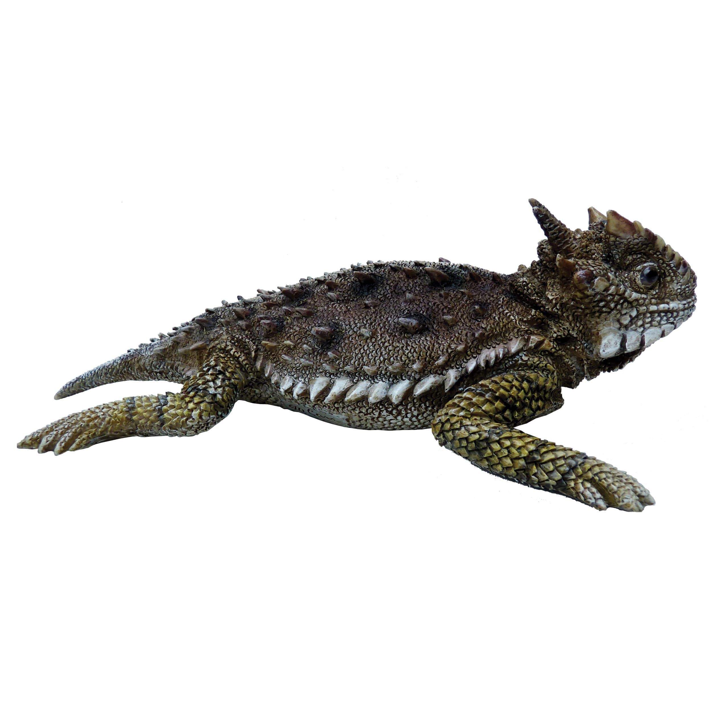 Horned Toad by Michael Carr Designs - Outdoor Horned Toad Figurine for gardens, patios and lawns (80041)