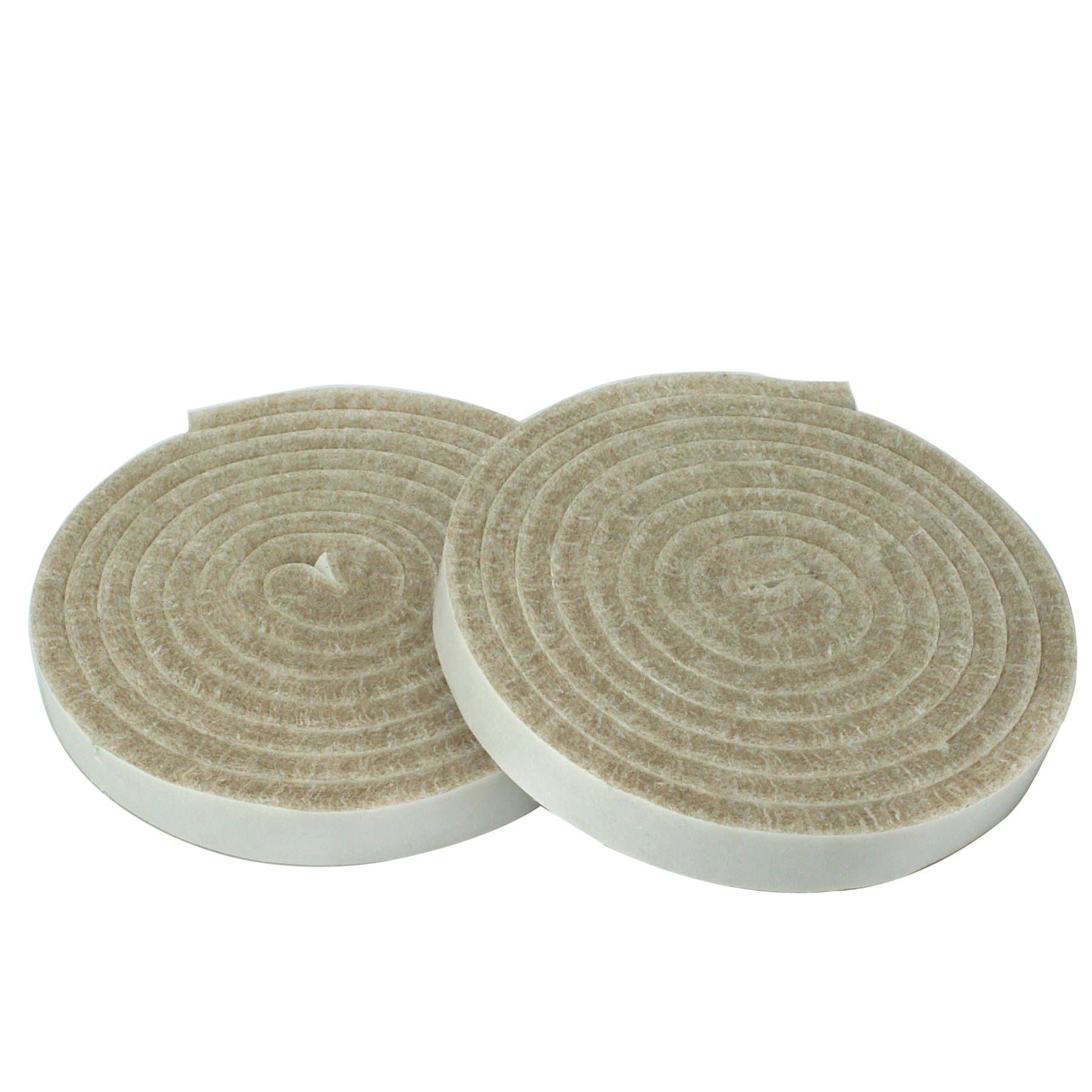 Smart Surface 8873 Heavy Duty 1/2-Inch by 60-Inch Self Adhesive Furniture Felt Strips 2-Piece Value Pack 1/2" x 60" Oatmeal SR-RJJV-JXOE