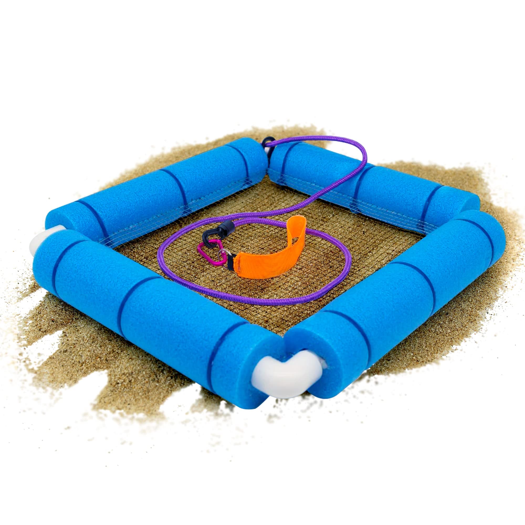 Beachcombing Shark Tooth Sifter - Lightweight Sand Sifter for Shark Teeth and Fossil Hunting, Durable with Comfortable Grip and Wrist Strap