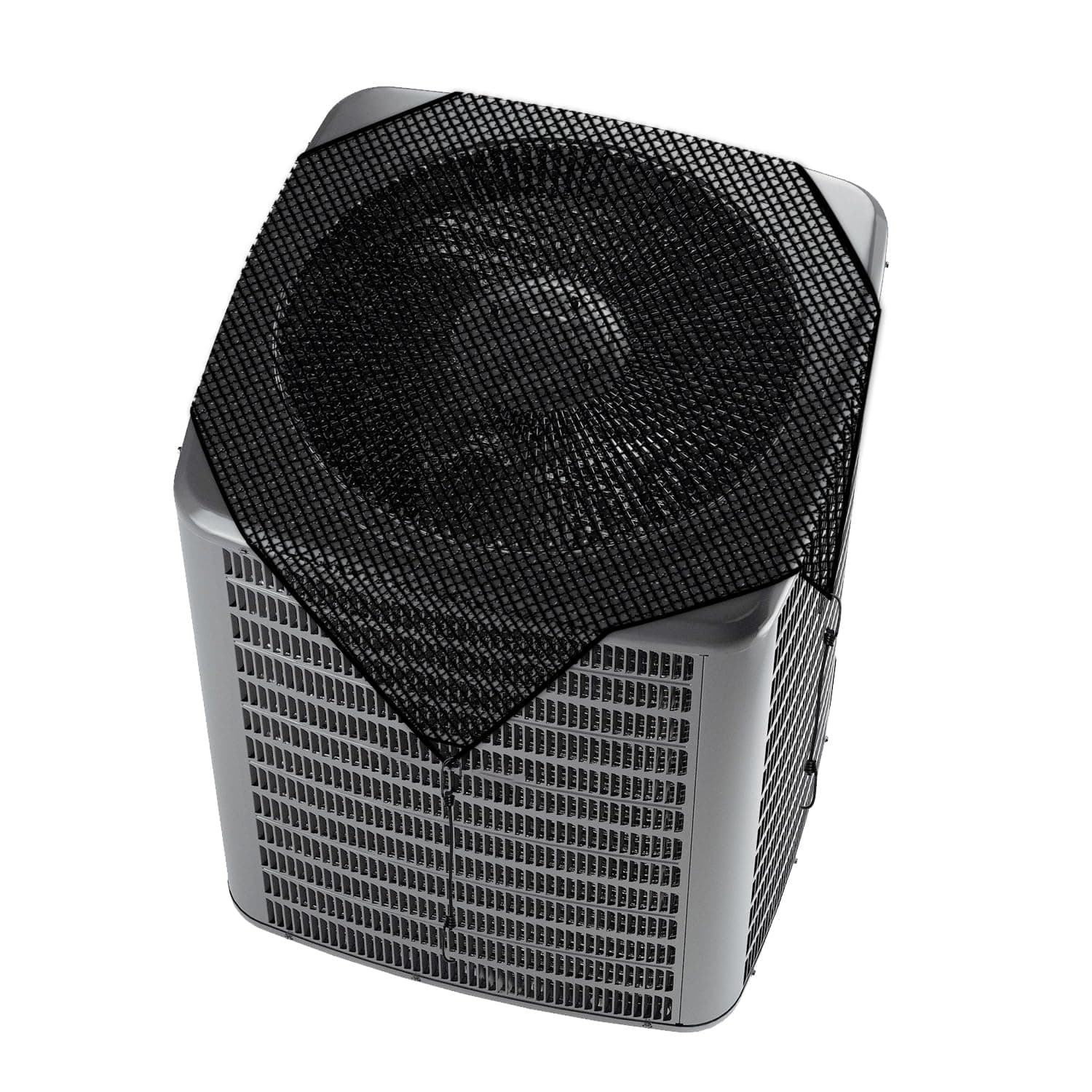 Windscreen4less 32"x32" A/C Unit Mesh Cover Air Conditioner Compressor Condenser Cover with Bungee Cords for Outside