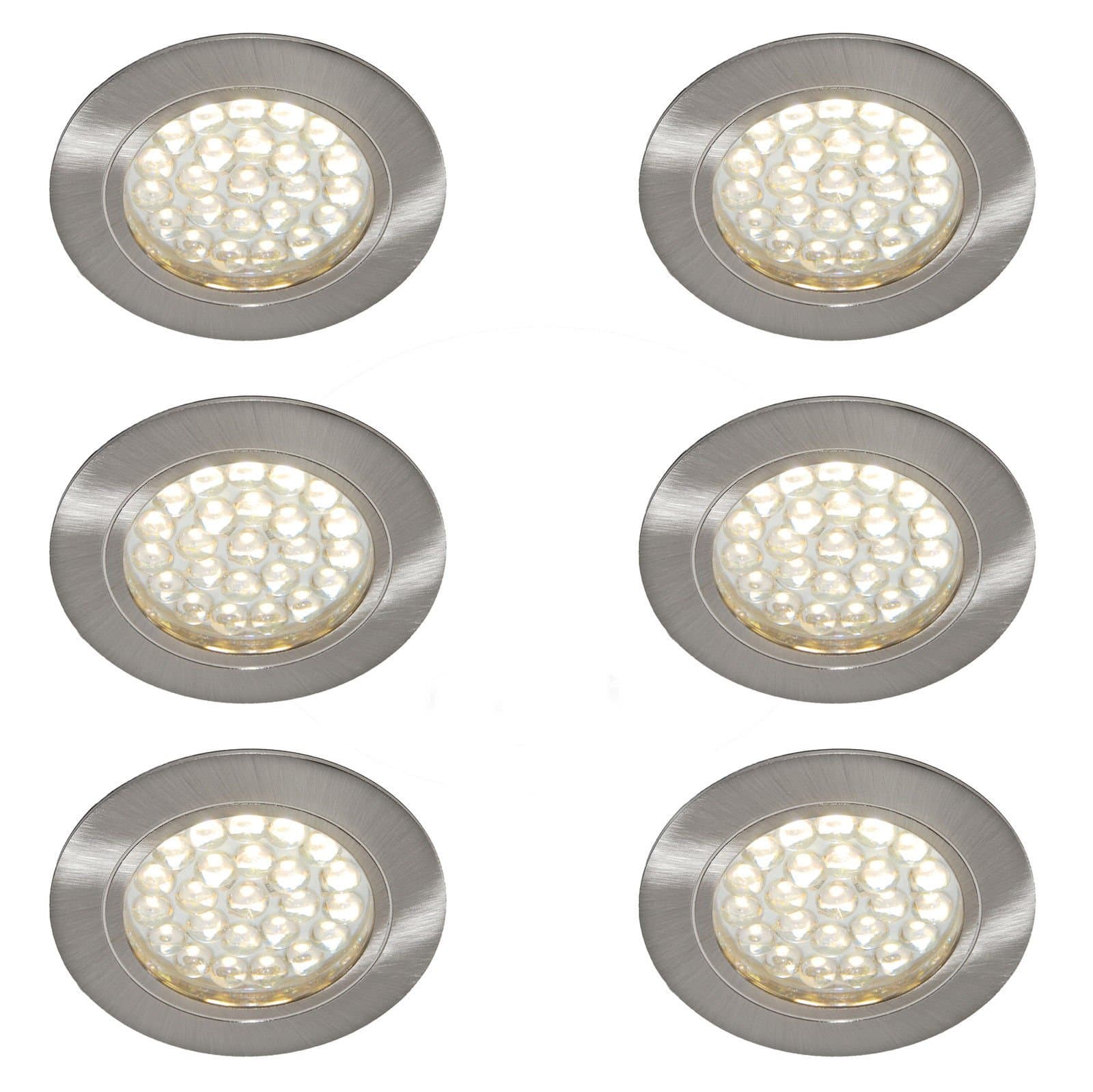 Lighting Innovations6 X 12V LED TOUCH SENSITIVE ON OFF LIGHT BOAT CARAVAN MOTORHOME BRUSHED WARM