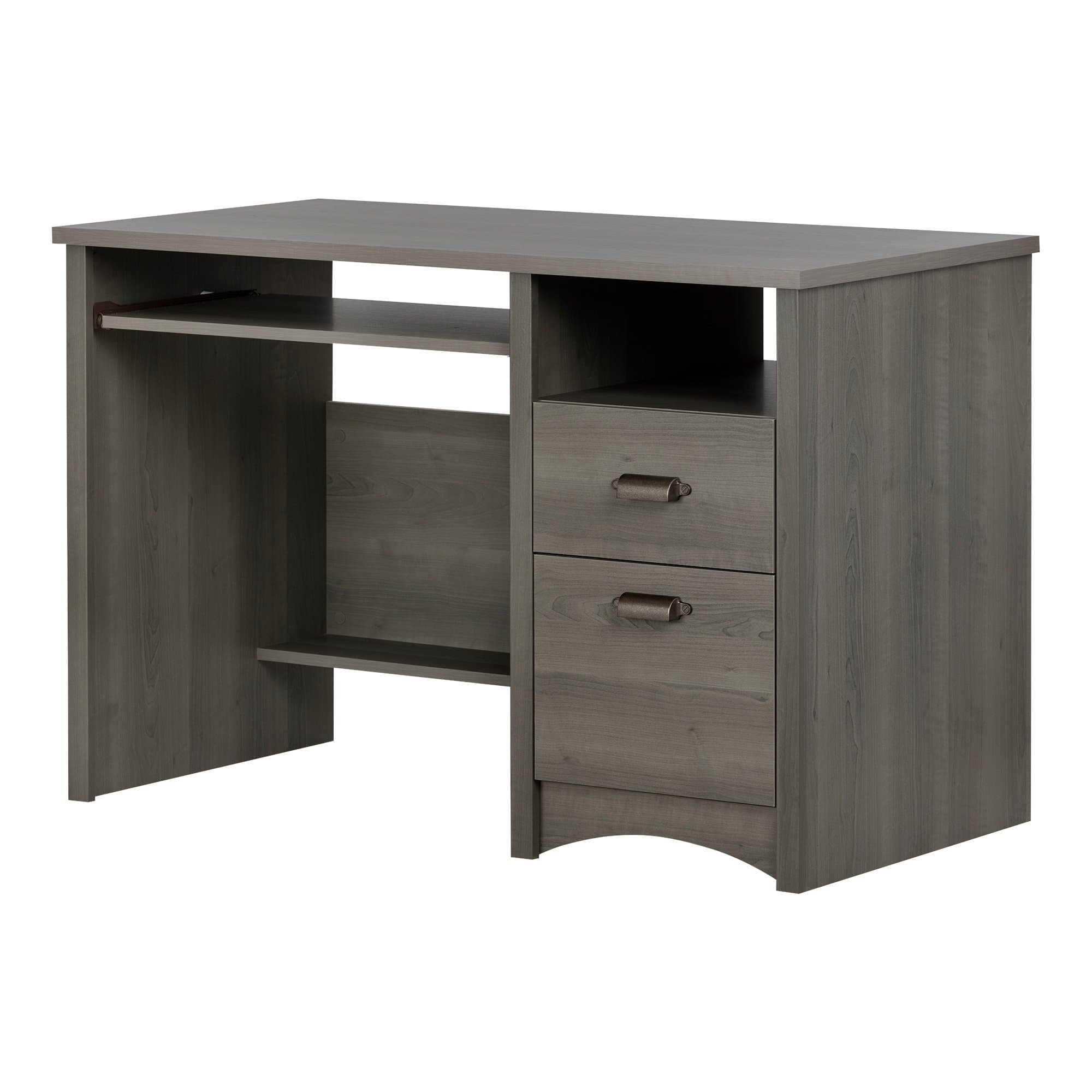 South ShoreGascony Desk, Gray Maple