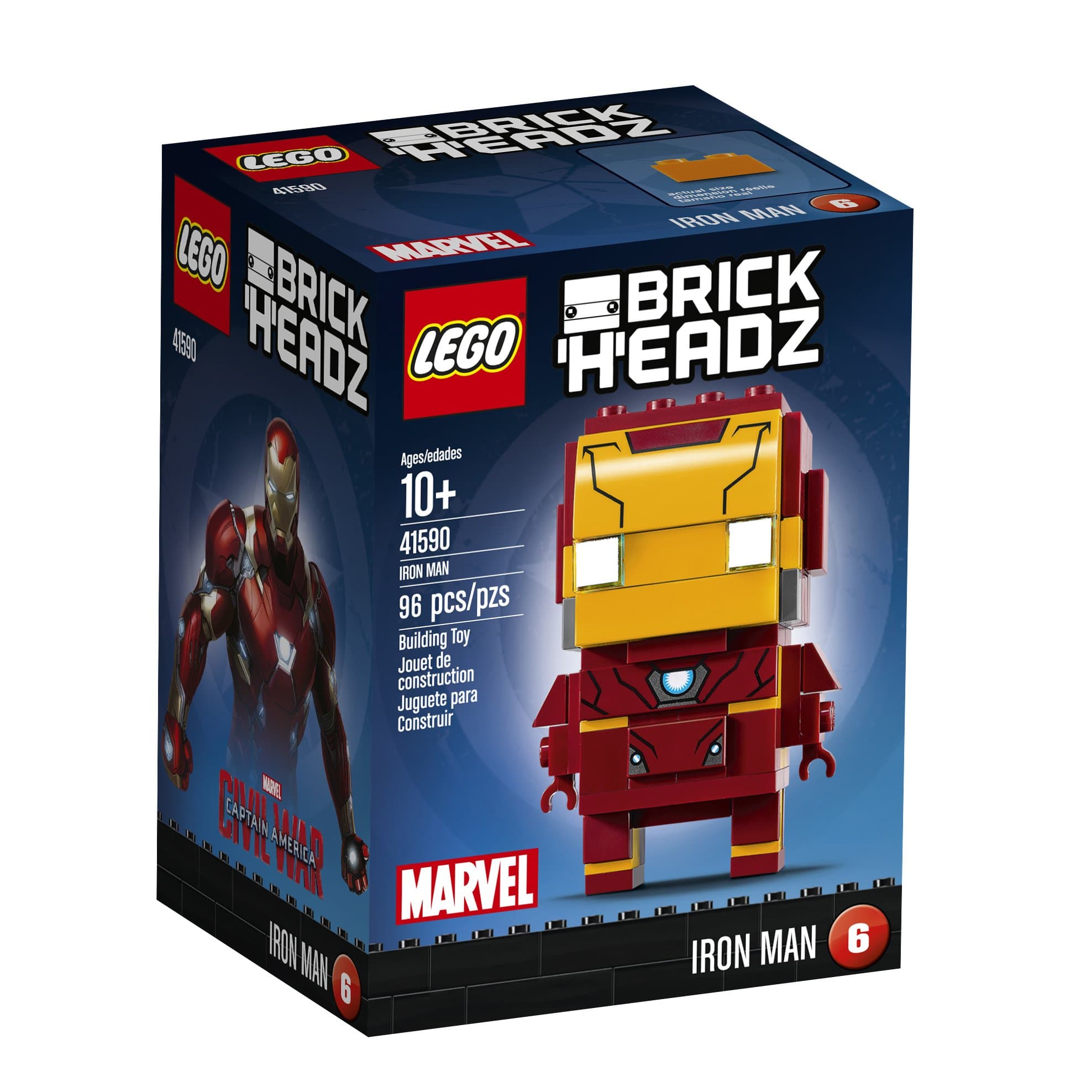 BrickHeadz Iron Man 41590 Building Kit