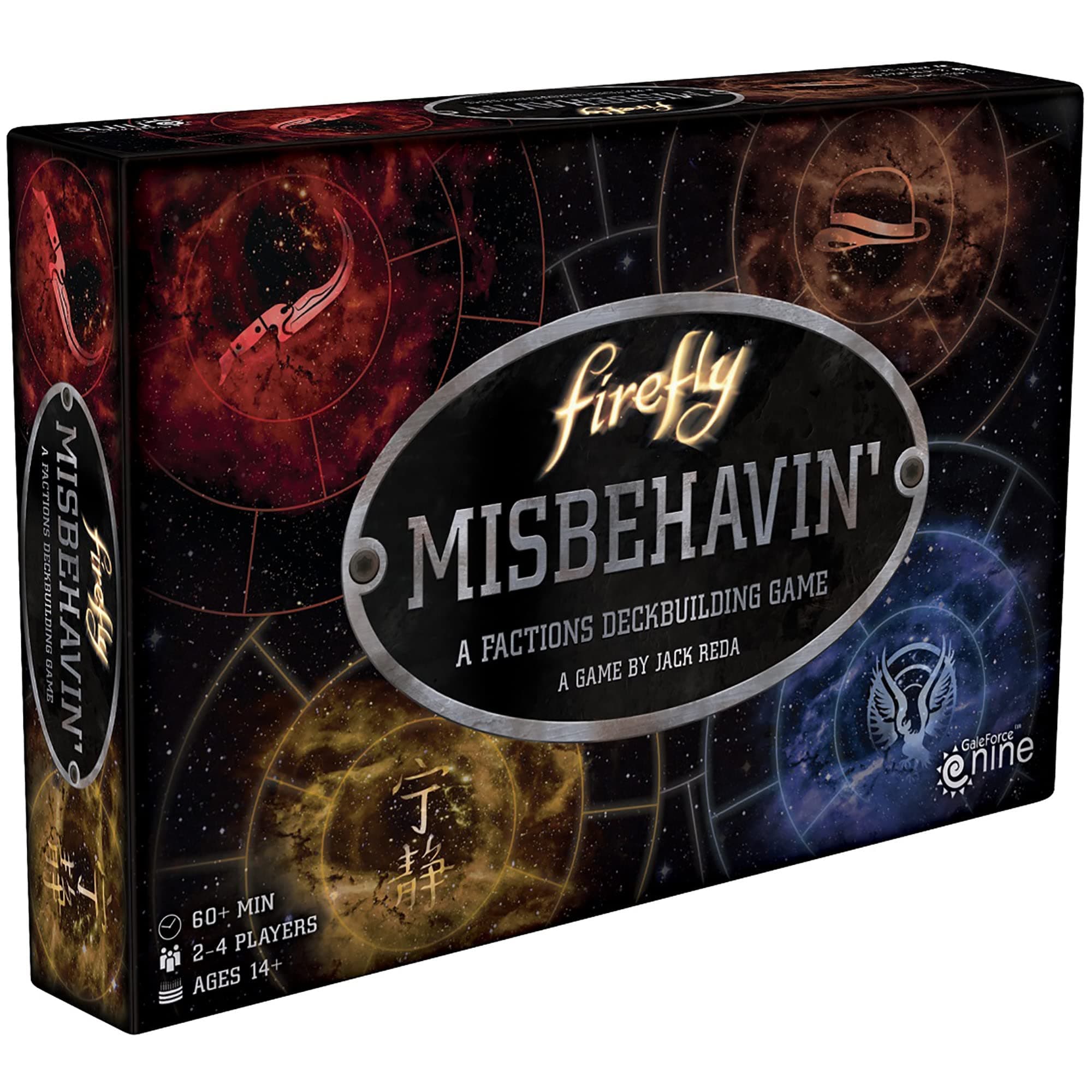 Gale Force Nine Battlefront Miniatures/ Firefly: Misbehavin' - A Factions Deckbuilding Game, Ages 14+, 2-4 Players, 60 Min