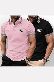 Lymio Polo T Shirt for Men || T Shirt for Man || Collar T Shirt Style Men (Packs Also Available) (Polo-34-37)