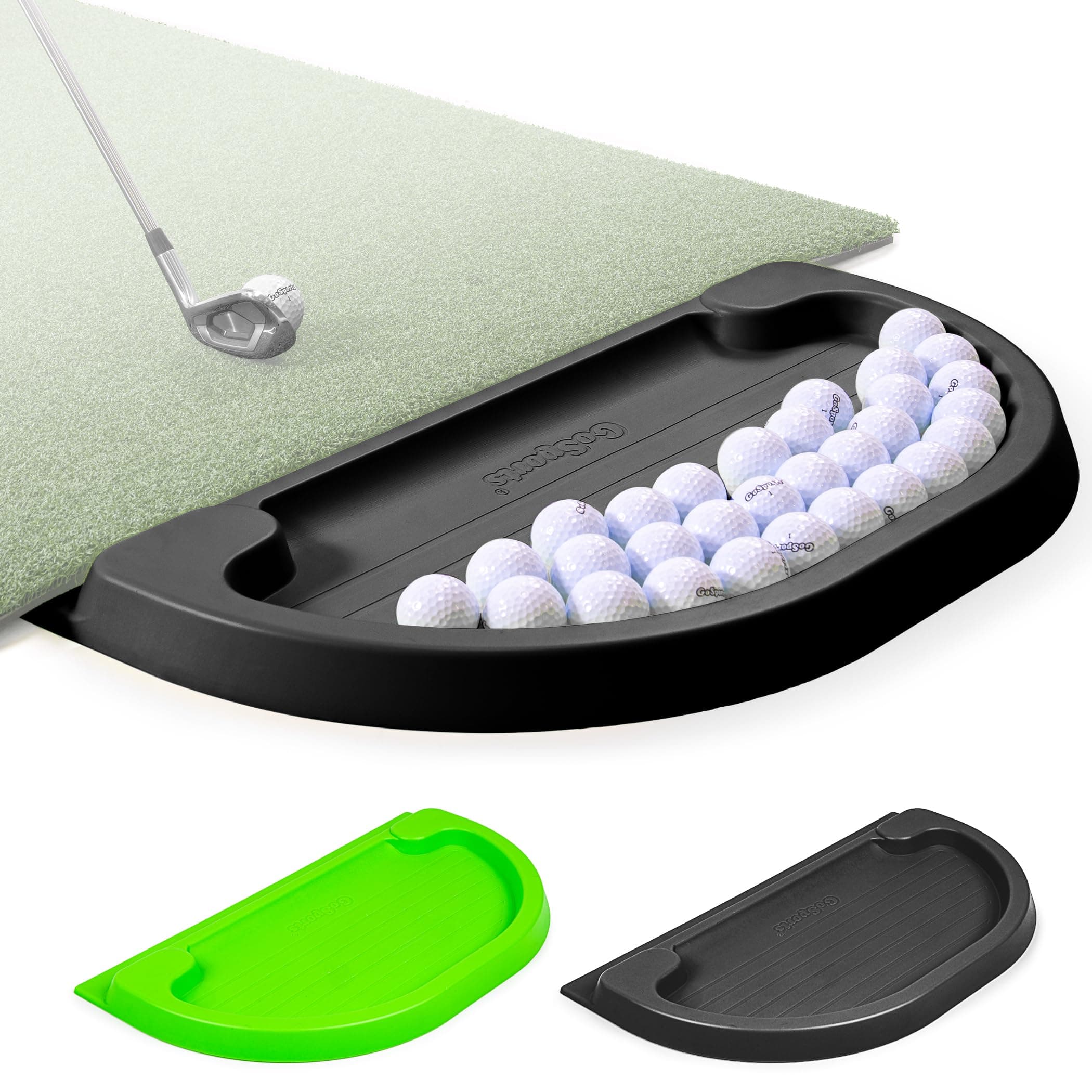GoSports All-Weather Golf Ball Tray with 70 Ball Capacity