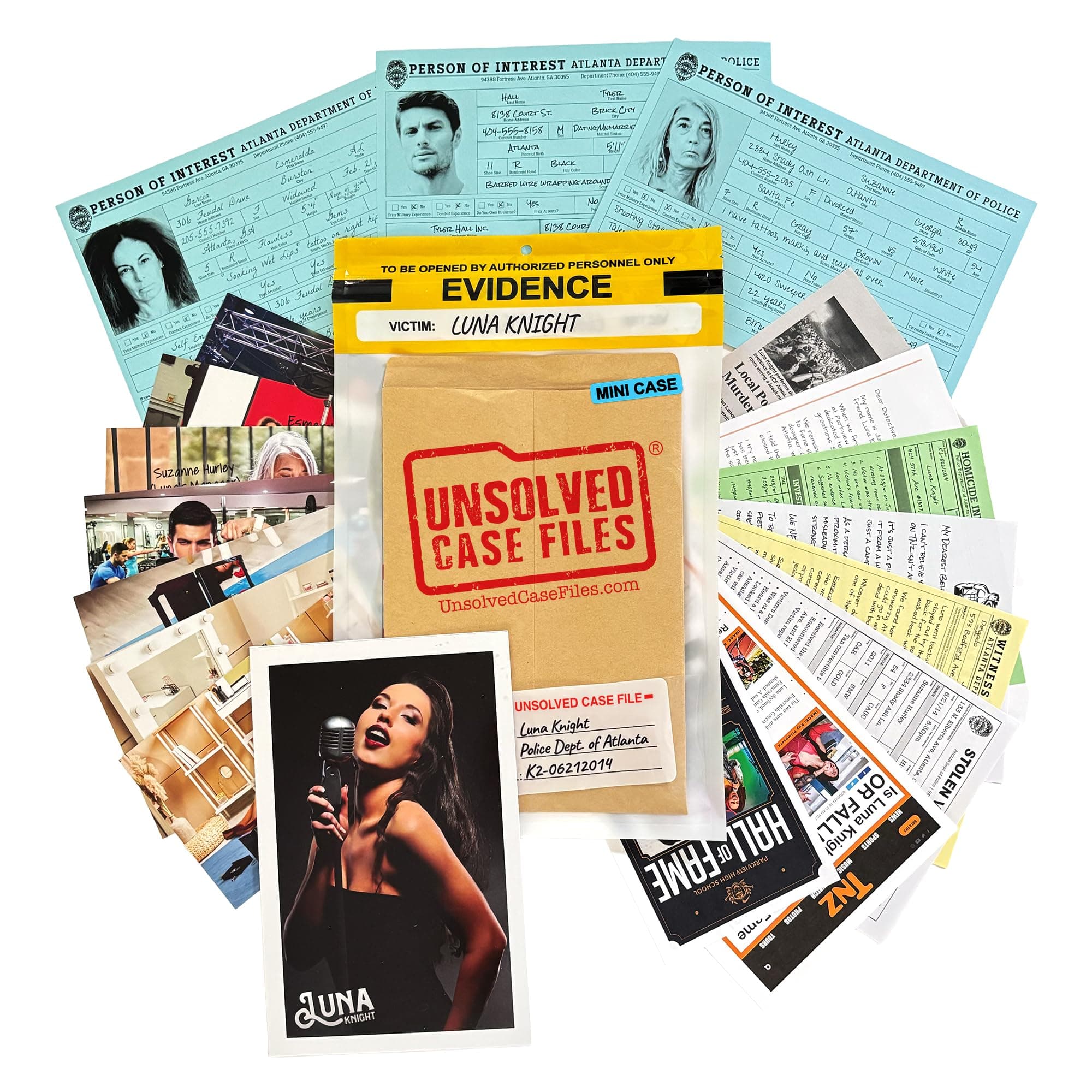 Unsolved Case Files Quick Play: Who Murdered Luna Knight? | Cold Case Murder Mystery Game