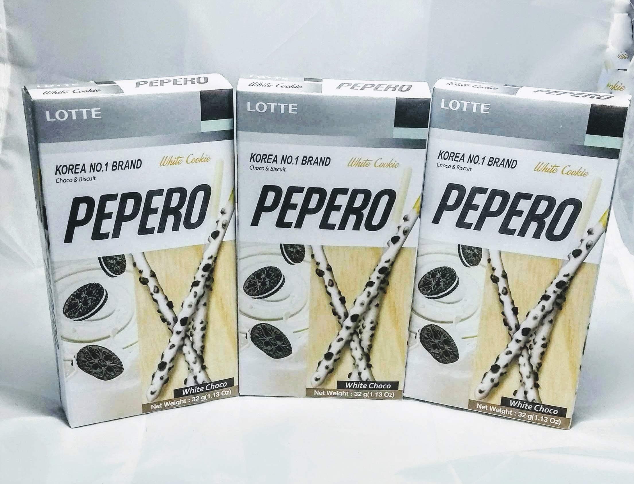 Lotte Pepero White Choc 32g x 3