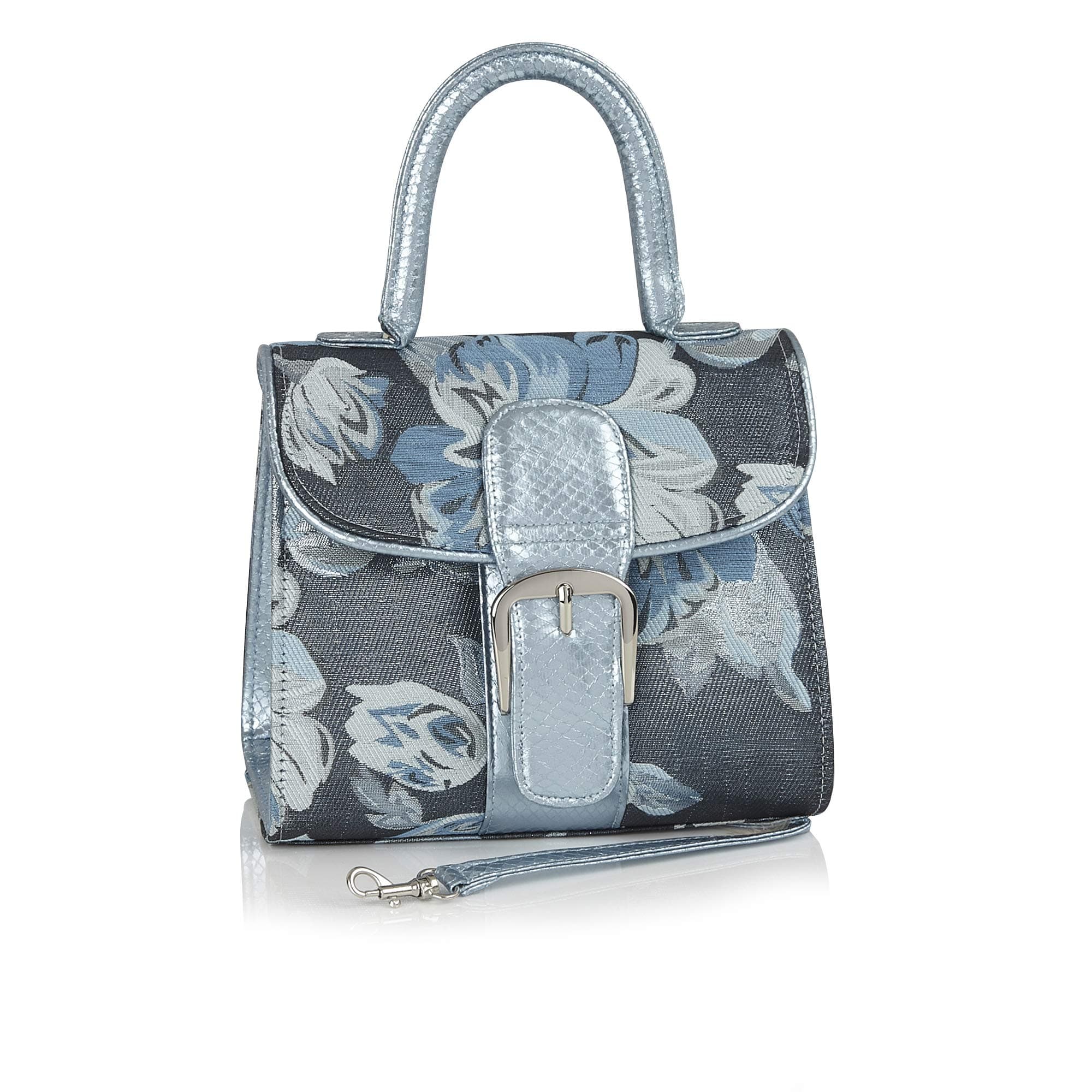 Ruby Shoo Women's Sky Blue Riva Fabric Top Handle Bag