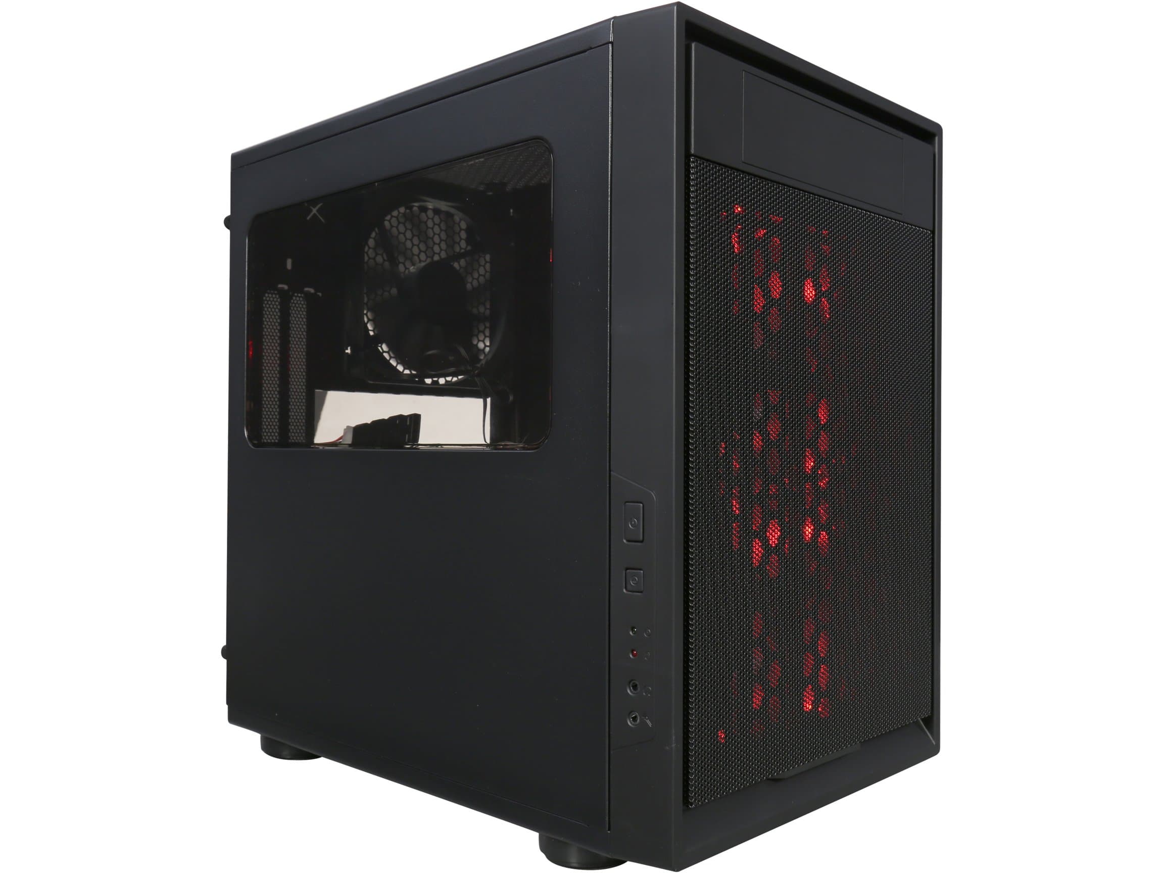 Rosewill Neutron Mini ITX Computer Case, Support VGA Card Length up to 340mm, Come with Three Fans-2x Front 120mm Fan, 1x Rear 140mm Fan-Retail