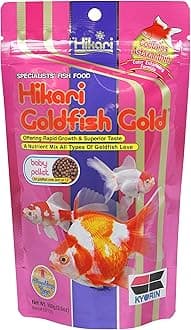Goldfish Gold Floating Baby Pellets Fish Food - 100G