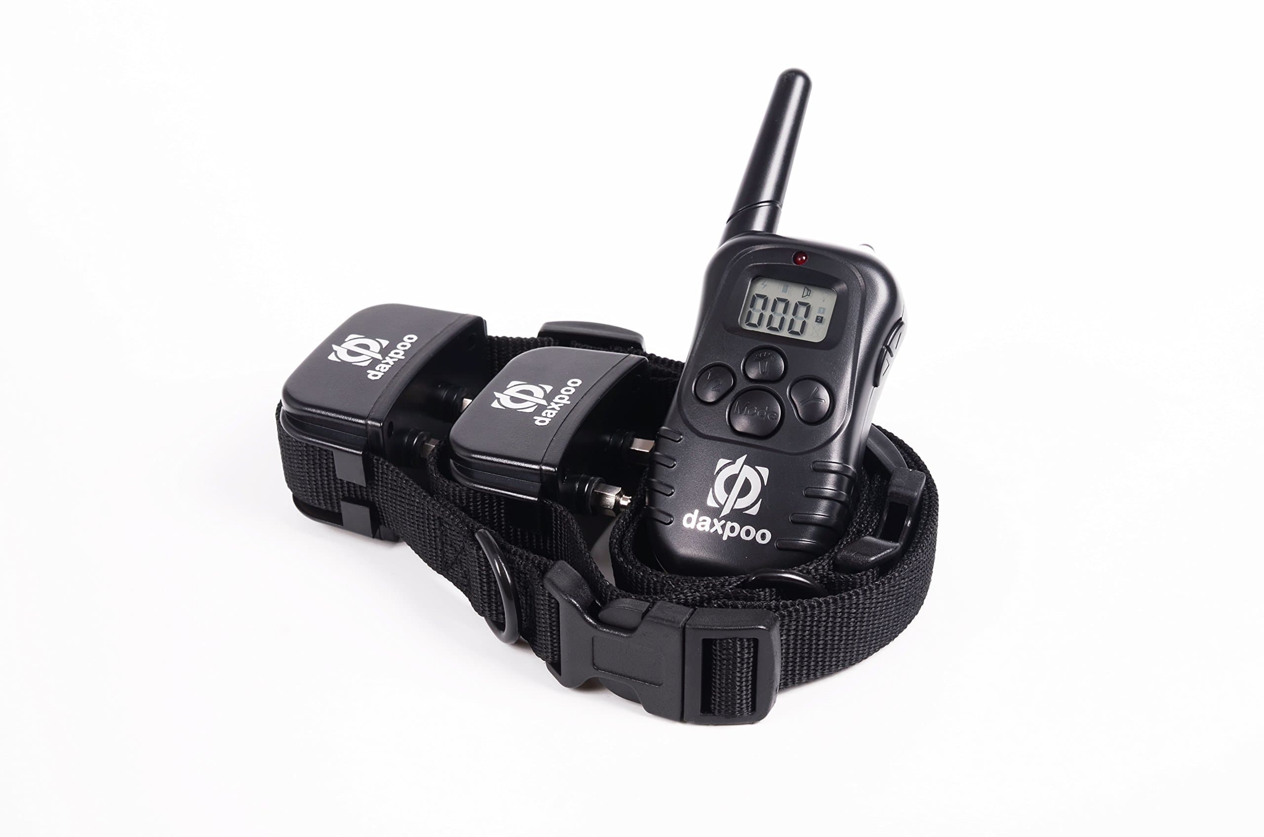 Daxpoo 330 Yards Remote E-collar Pet998dr Waterproof Dog Training Collar For 2 Dogs Shock Collar Dog Trainer Pet Training Collar