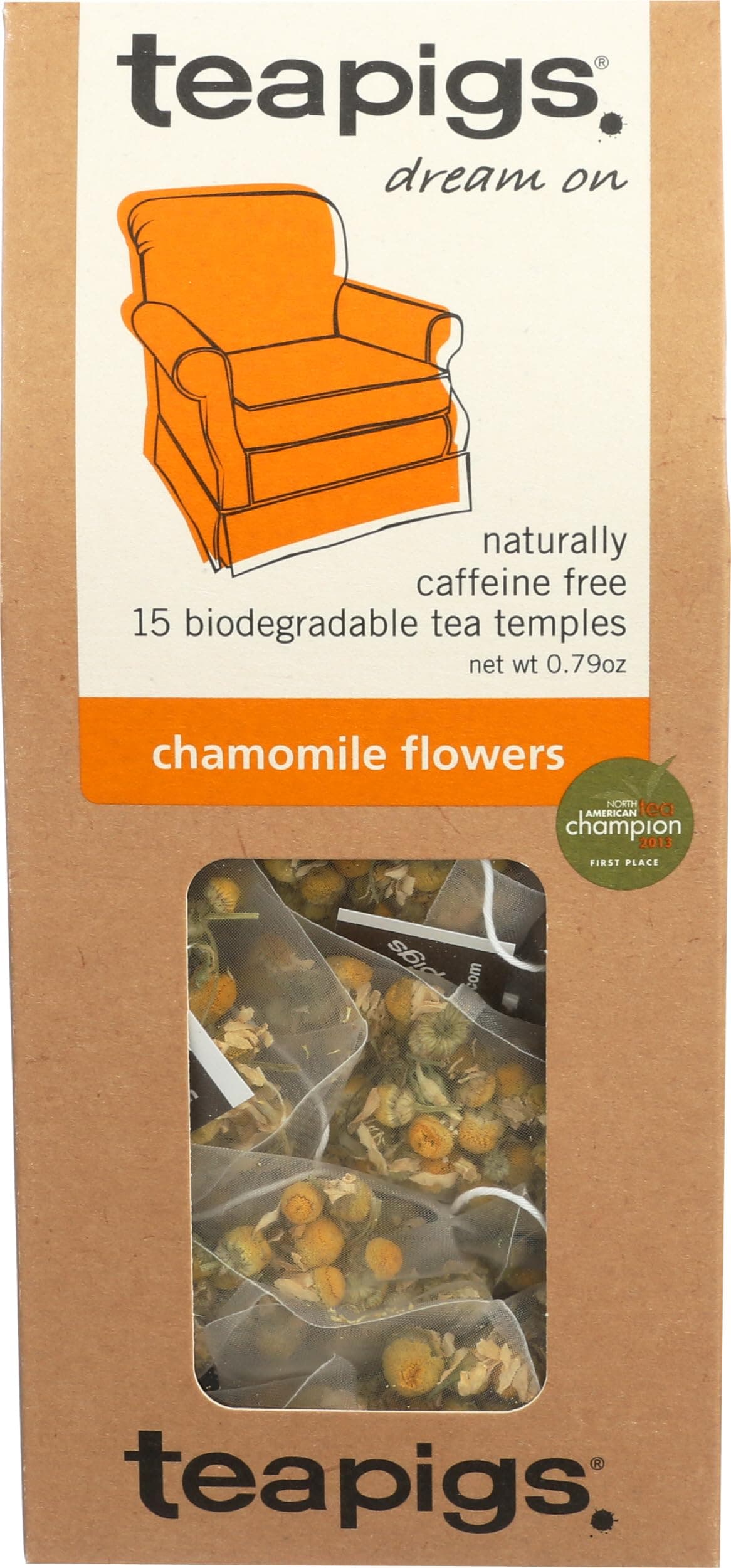 Chamomile Flowers Tea, 15 Count