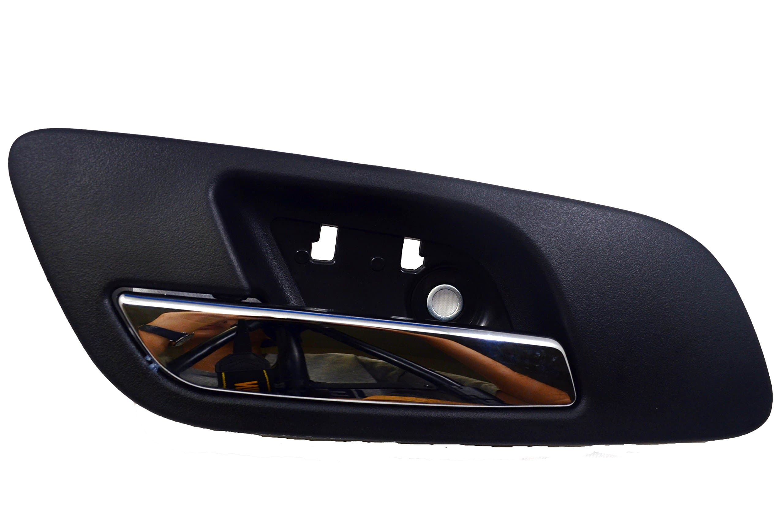 GM-2546MA-FL - Inside Interior Inner Door Handle, Black (Ebony) Housing with Chrome Lever - without Hole, Driver Side Front