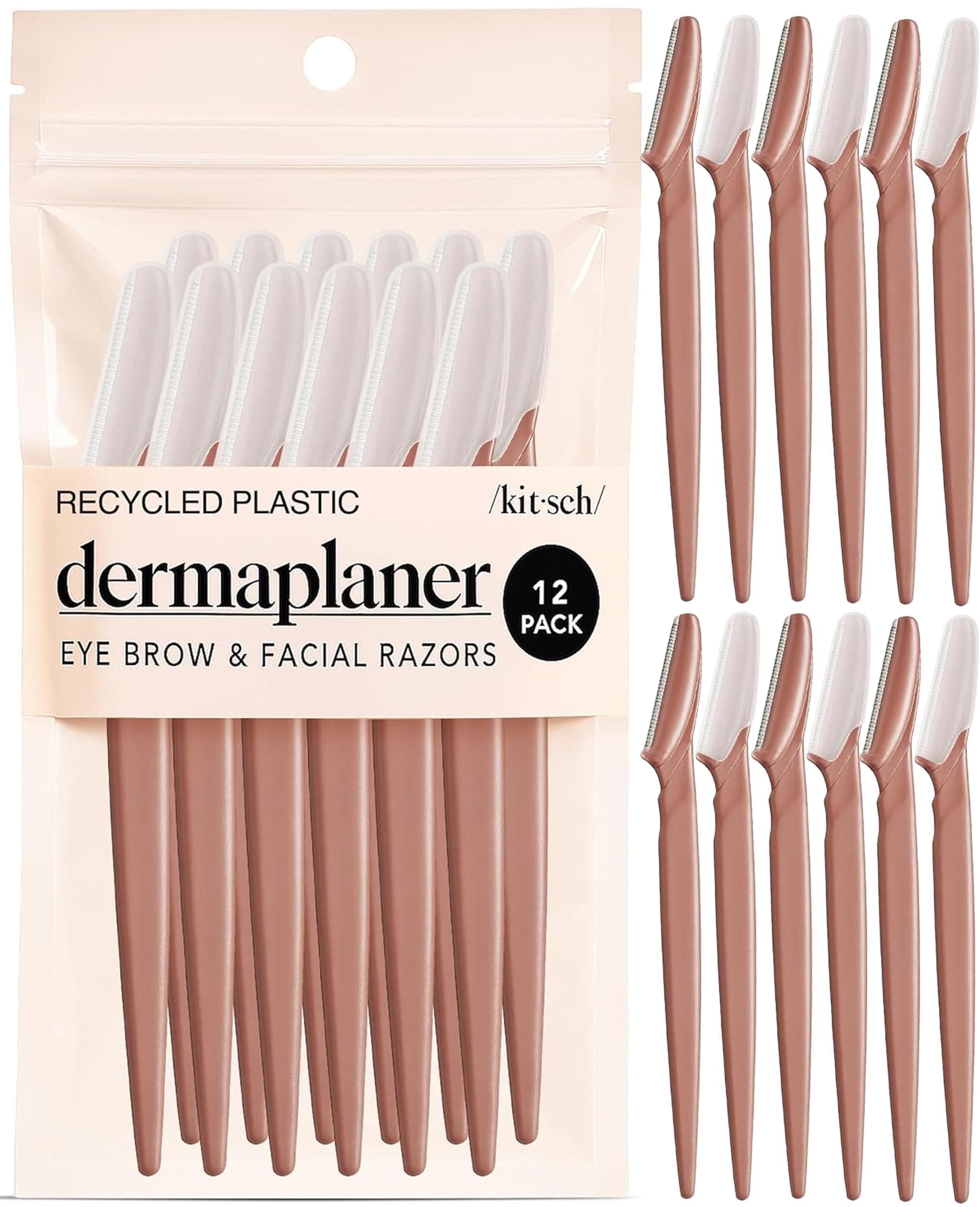 Kitsch Dermaplaning Tool Set - Pink