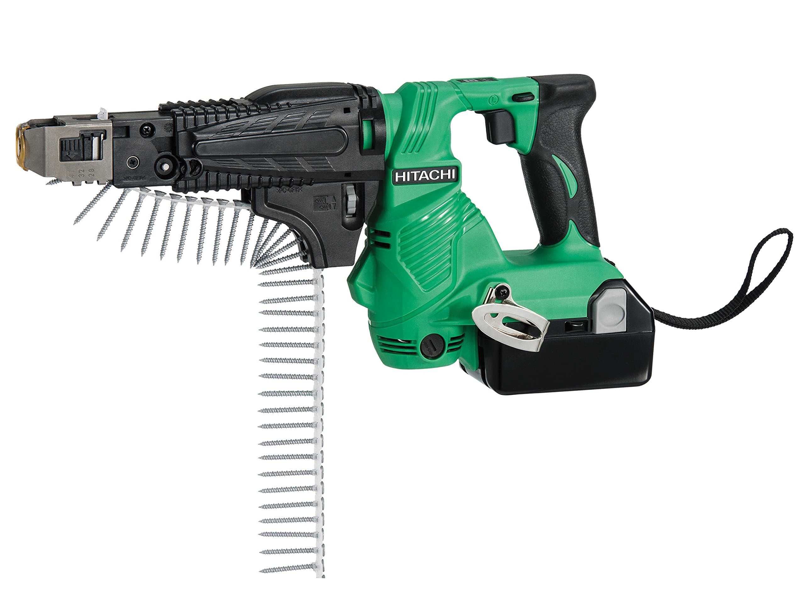 Hitatchi Power Tools HITWF18DSL 18 V Collated Screwdriver with 2 x 4 A Li-Ion Batteries - Green