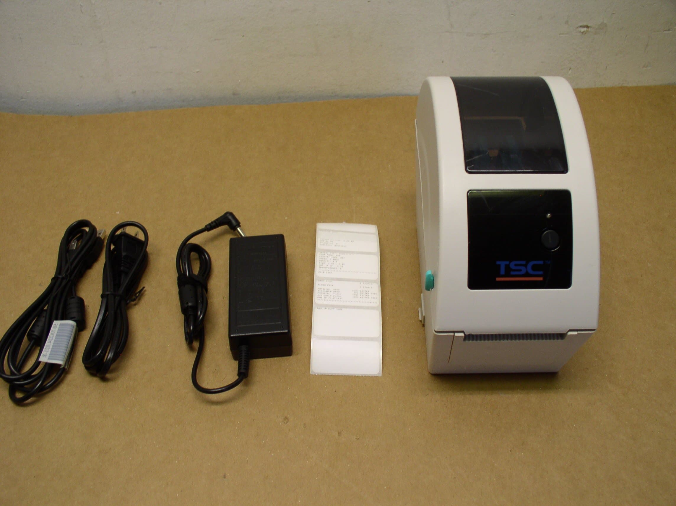 TSCTDP-225 Label Printer W/New Adapter, Power & USB Cable