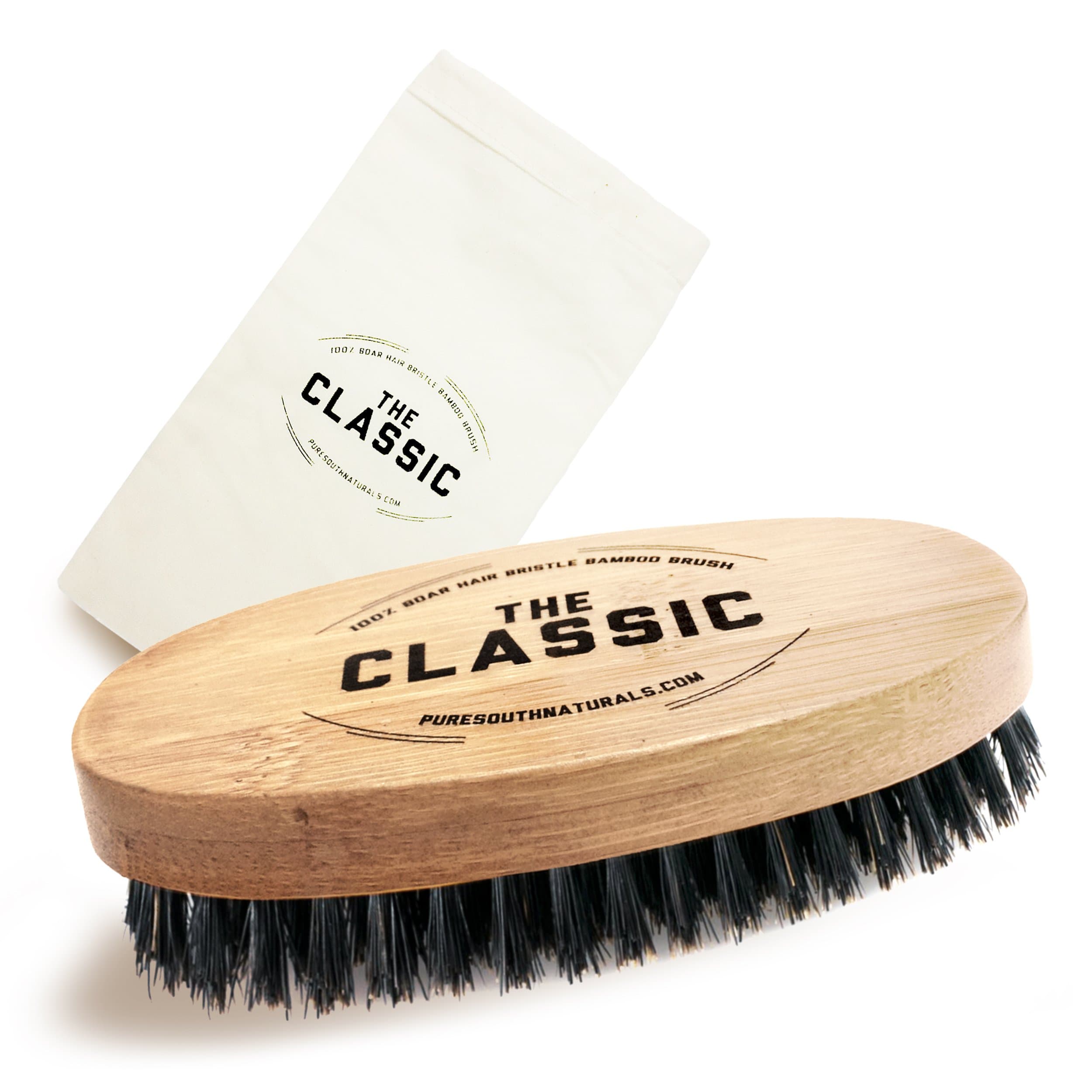 Beard Brush For Men - Classic 100% Soft Boar Bristles By My Best Beard