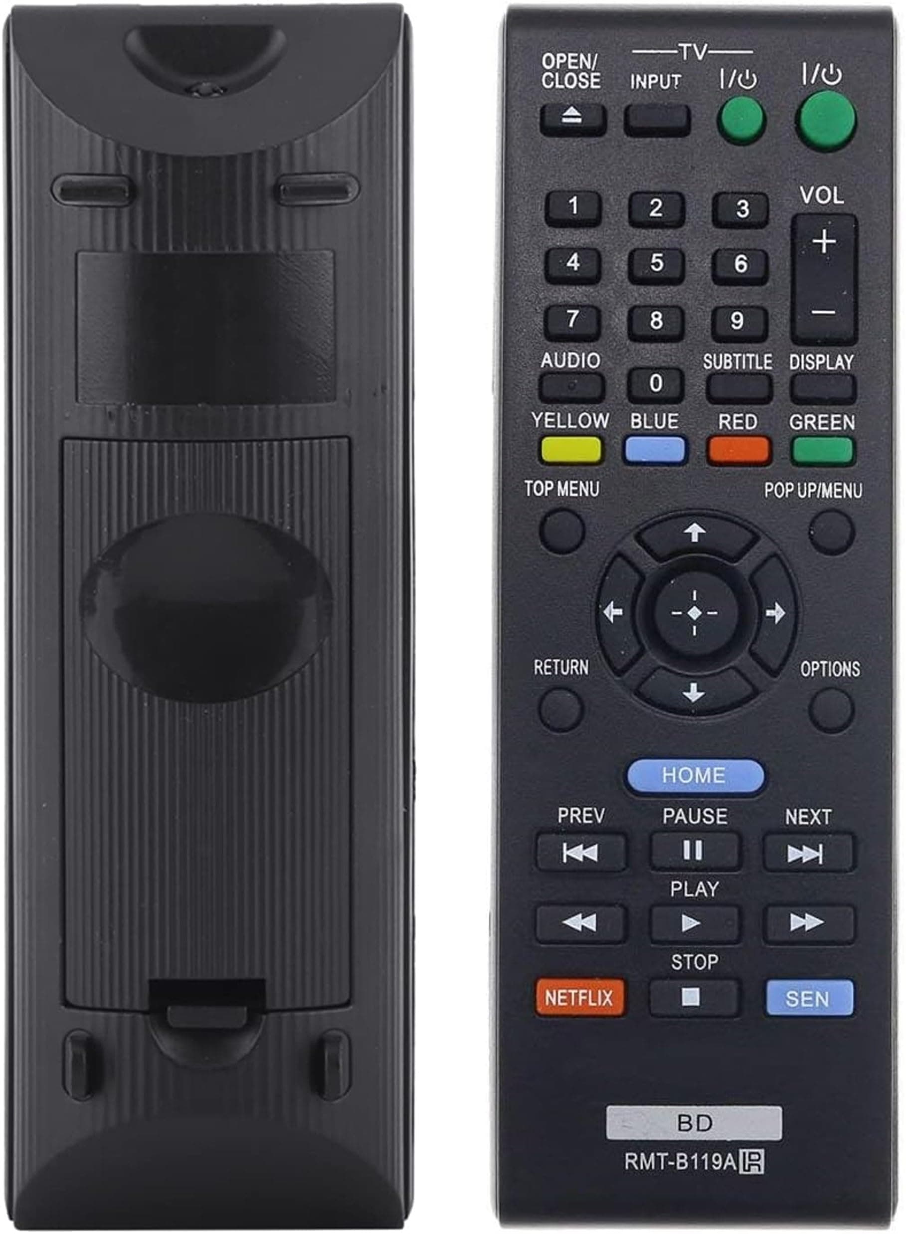 New Remote RMT-B119A Compatible with Sony Blu-Ray Disc DVD Player BDP-BX59 BDP-S390 BDP-S590 BDP-BX110 BDP-S1100 BDP-S3100 BDP-BX310 BDP-BX510 BDP-S580 DP-BX510 BDP-BX59 BDP-BX39