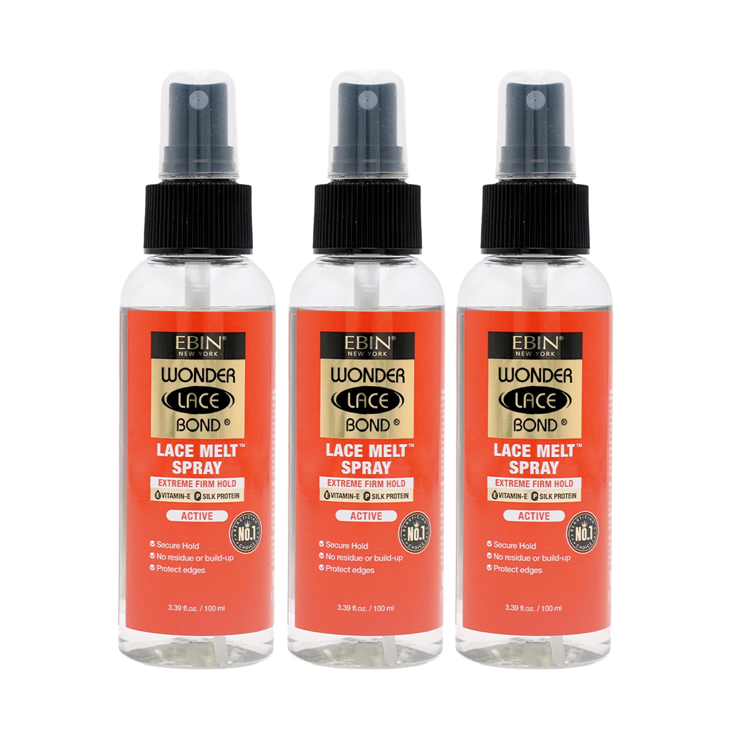 EBIN NEW YORK WONDER LACE BOND MELTING SPRAY 100ML - ACTIVE 3PACK