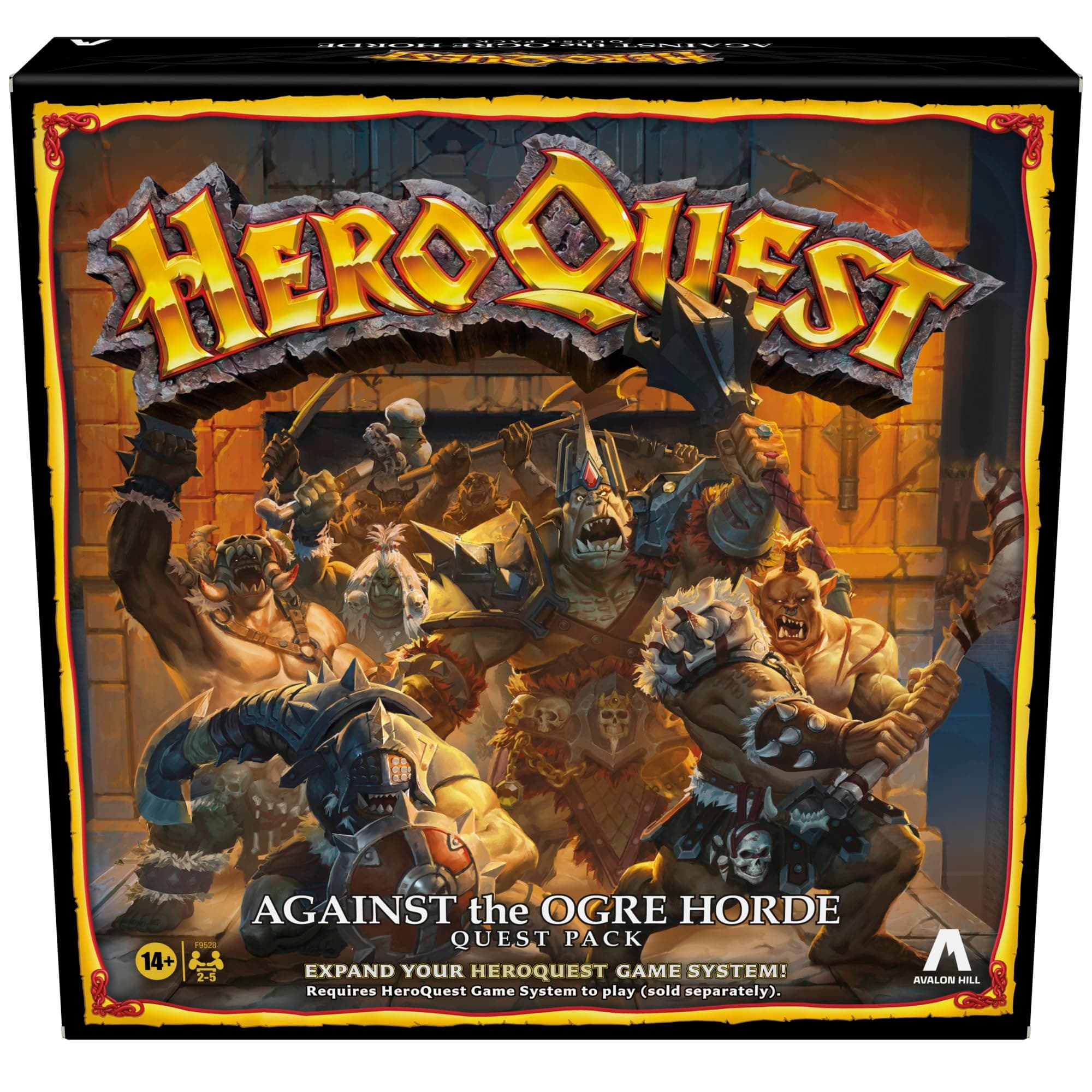 Avalon Hill Hasbro HEROQUEST OGRE Hoard Quest Pack