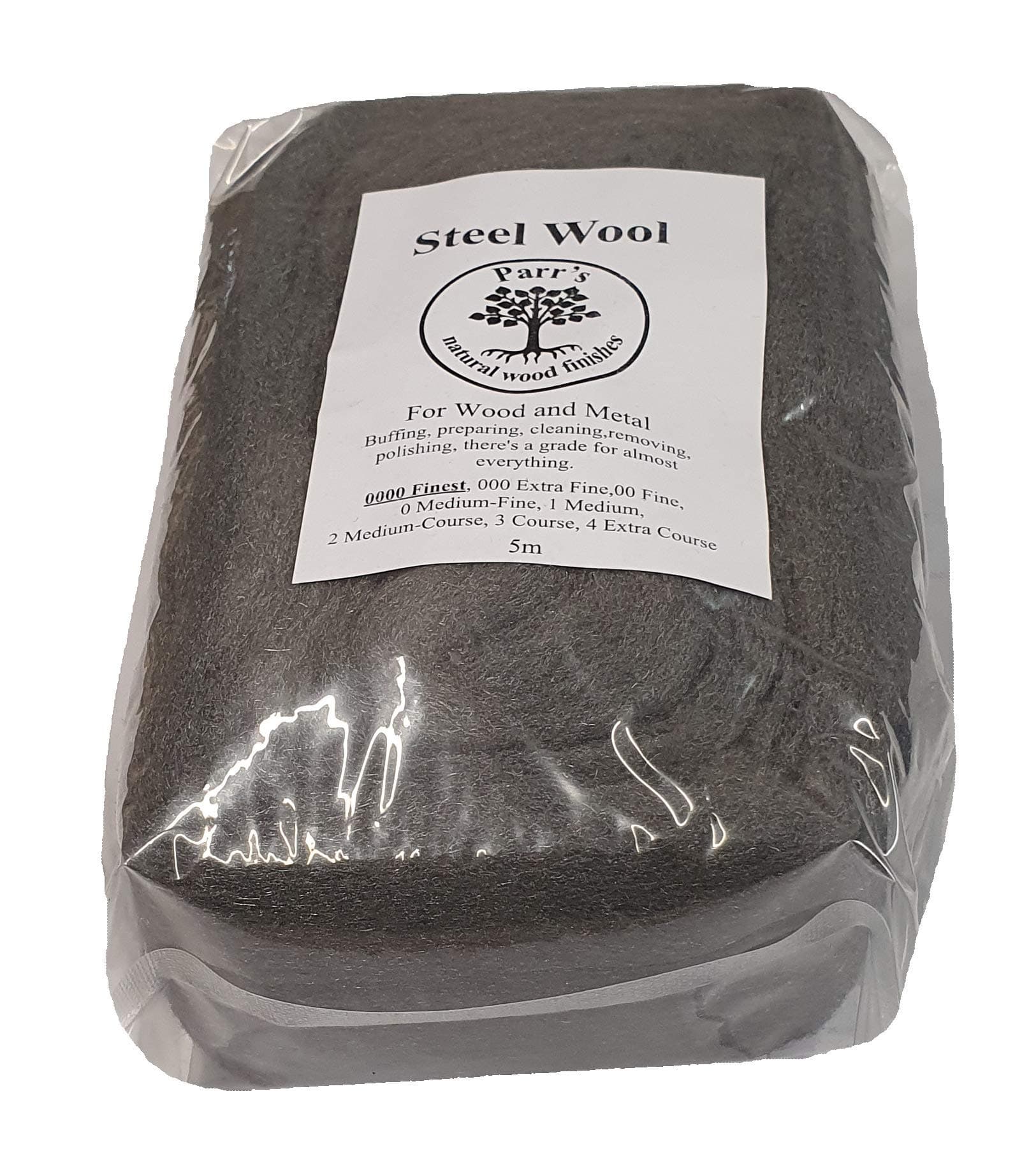 Parr's Steel Wool - 0000 Grade- 5m roll