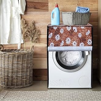 Glassiano Fully Automatic Front Load Waterproof Washing Machine Cover for Samsung/ IFB/ LG/ Godrej/ Whirlpool/ Bosch/ 7 Kg, 7.2 Kg, 7.5 Kg, 8 kg
