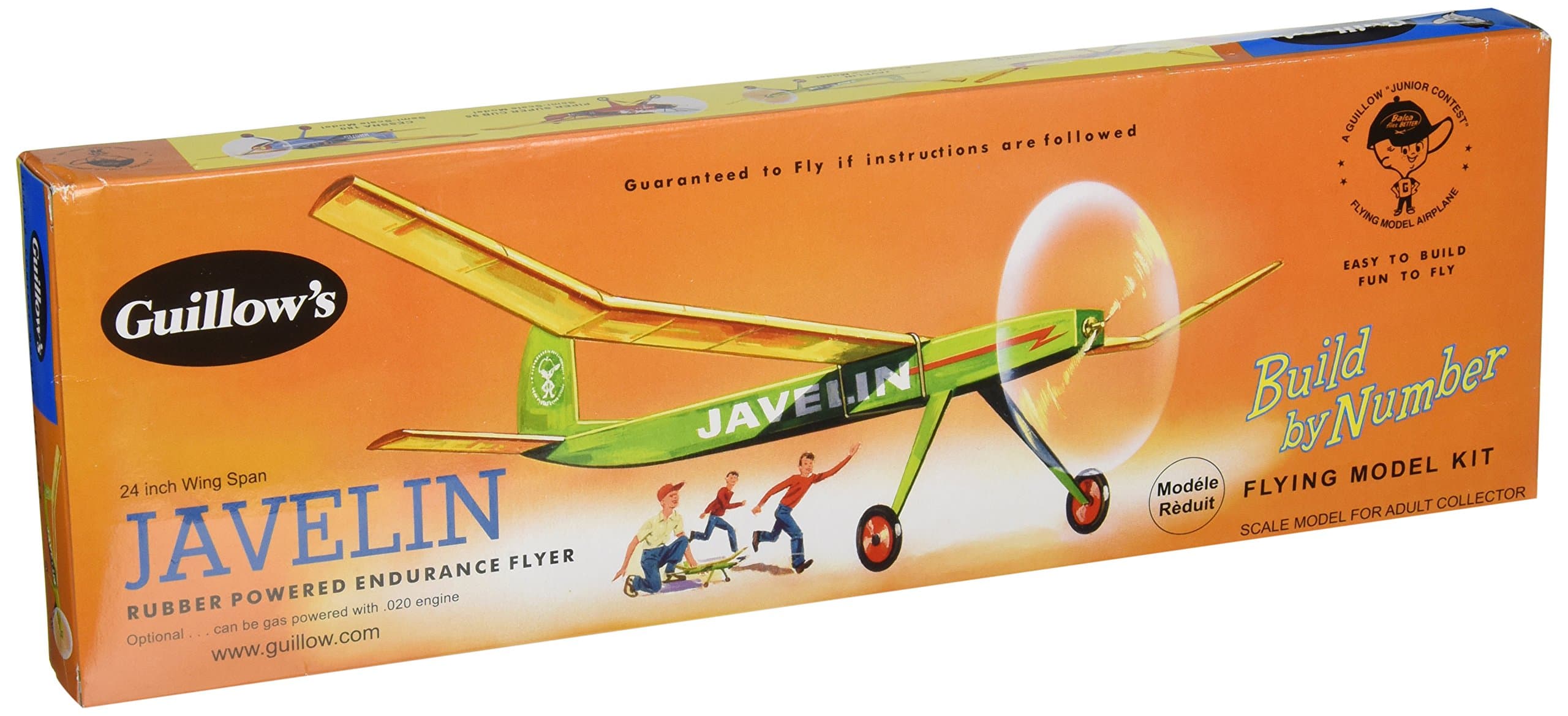 Javelin Rubber Powered Endurance Flyer Model Kit
