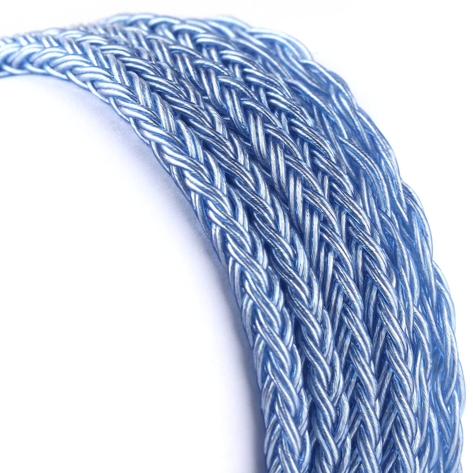 Tripowin Zonie 16 Core Silver Plated Cable SPC Earphone Cable (2pin 0.78-4.4mm, Zonie, Blue)