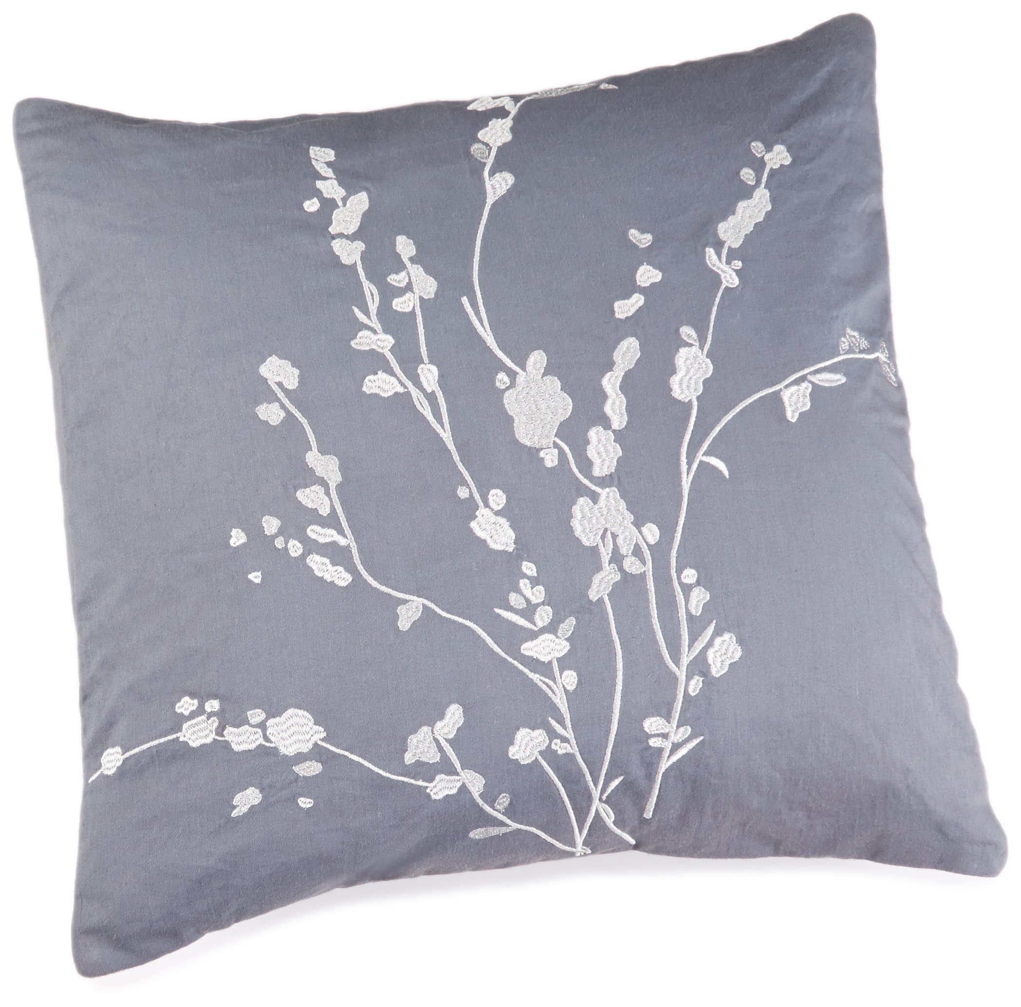Calvin Klein Pyrus Metallic Bouquet Pillow