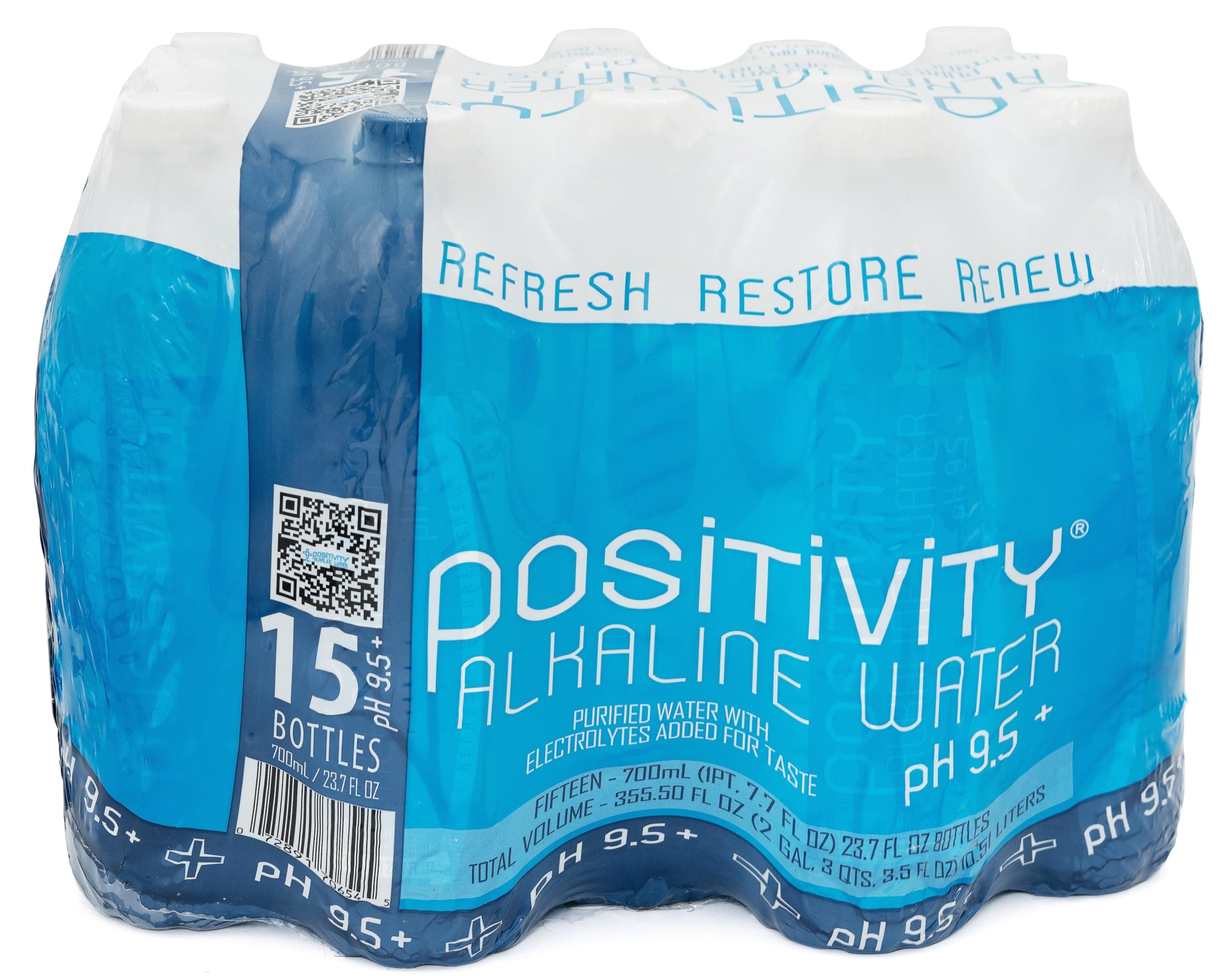 Positivity Alkaline Water 9.5pH+/ 700 mL (15 pack)
