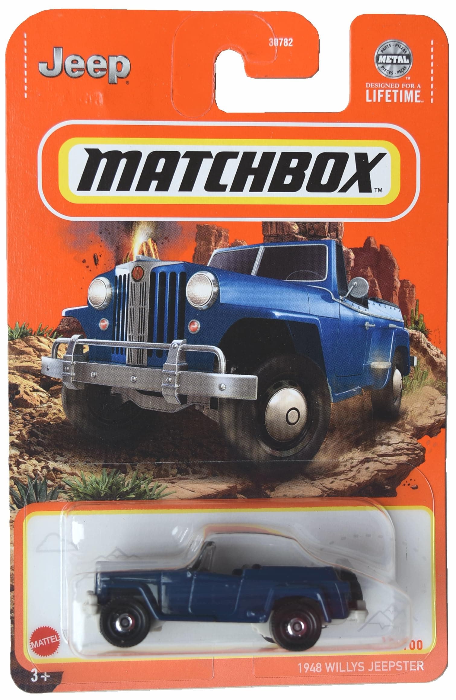 Matchbox 1948 Willis Jeep Star, Blue 10/100