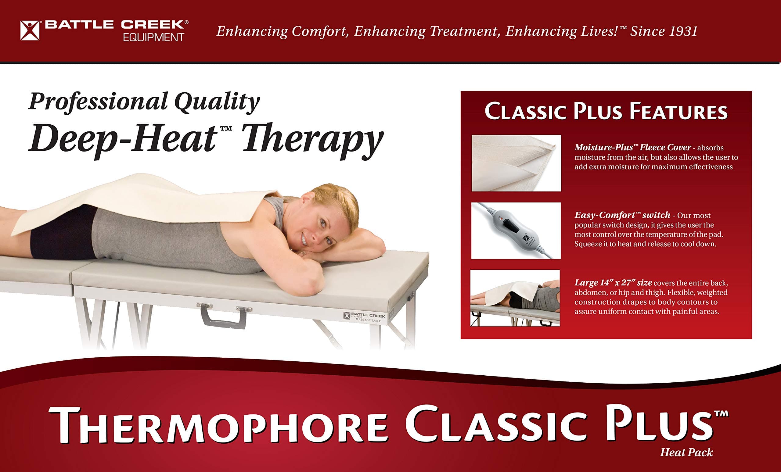Complete Medical Thermophore Classic Plus, Large, 5 Pound