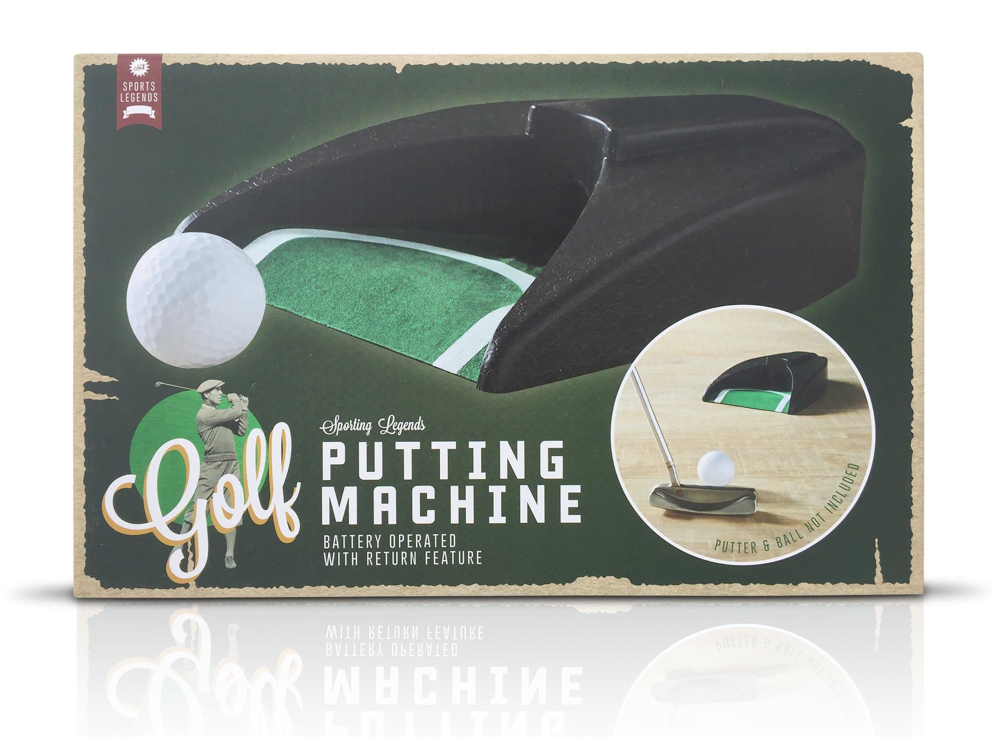 Golf Putt Return Putting Machine - Battery Operated