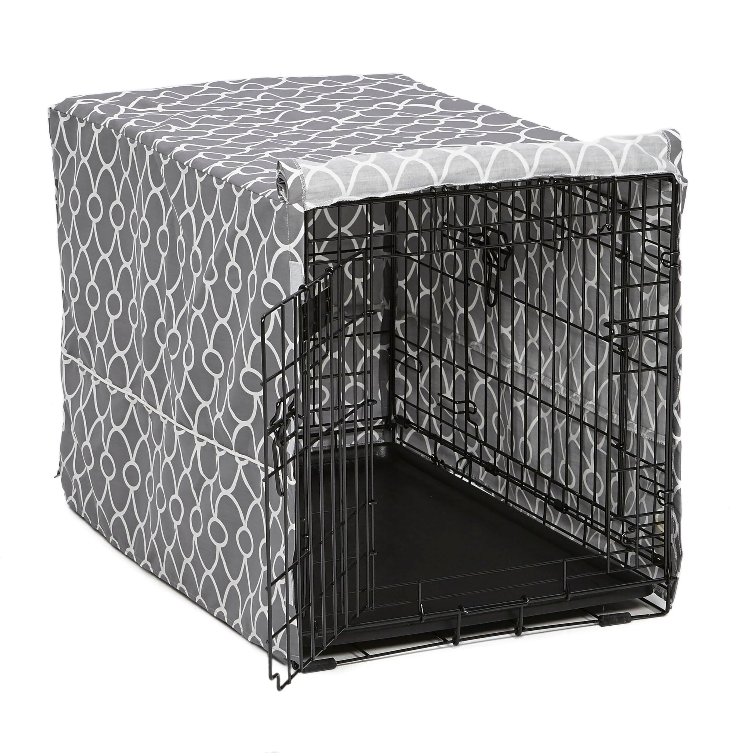 Geo Print Crate Cover with Teflon